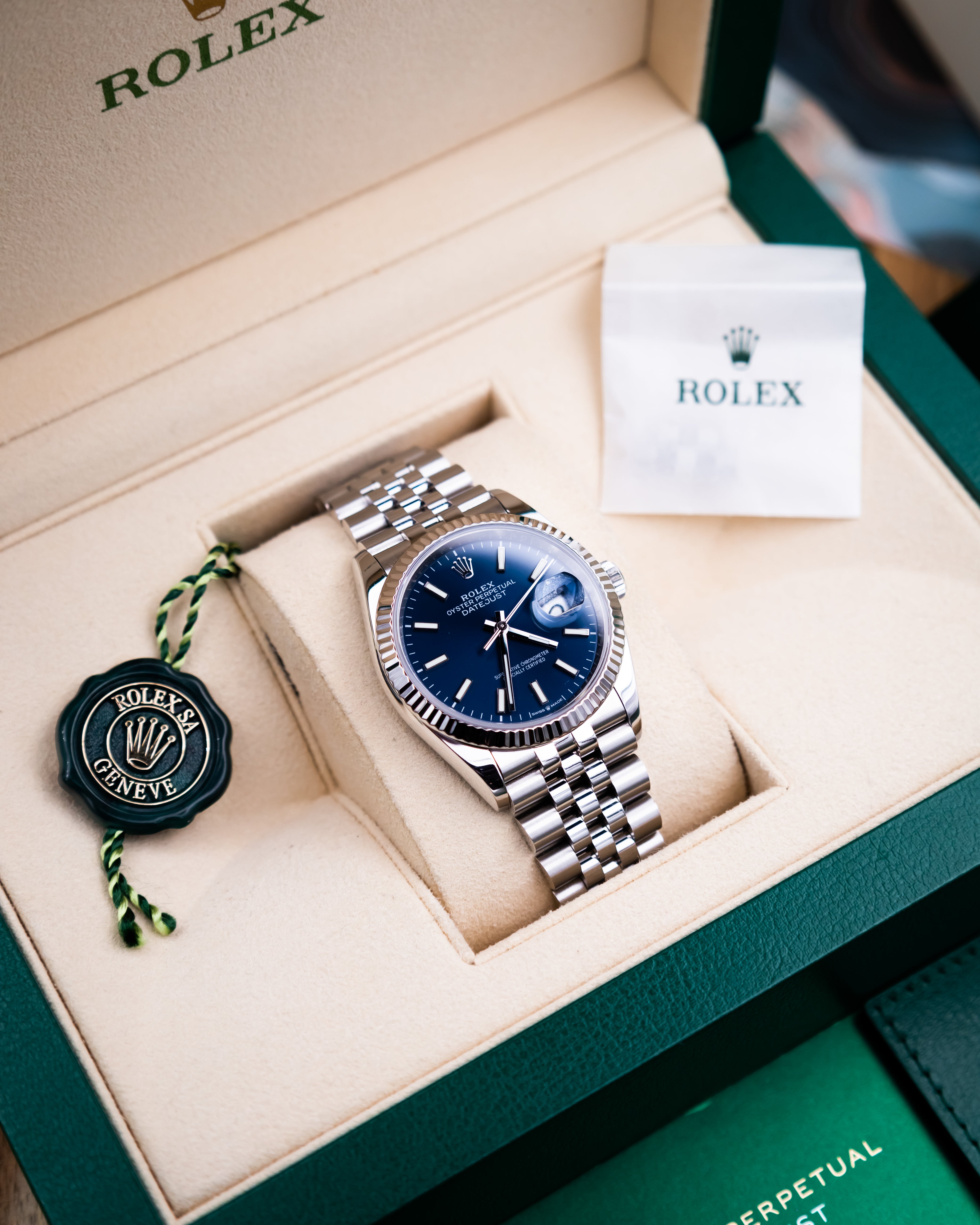 Rolex 126234 Perpetual Datejust - blue dial