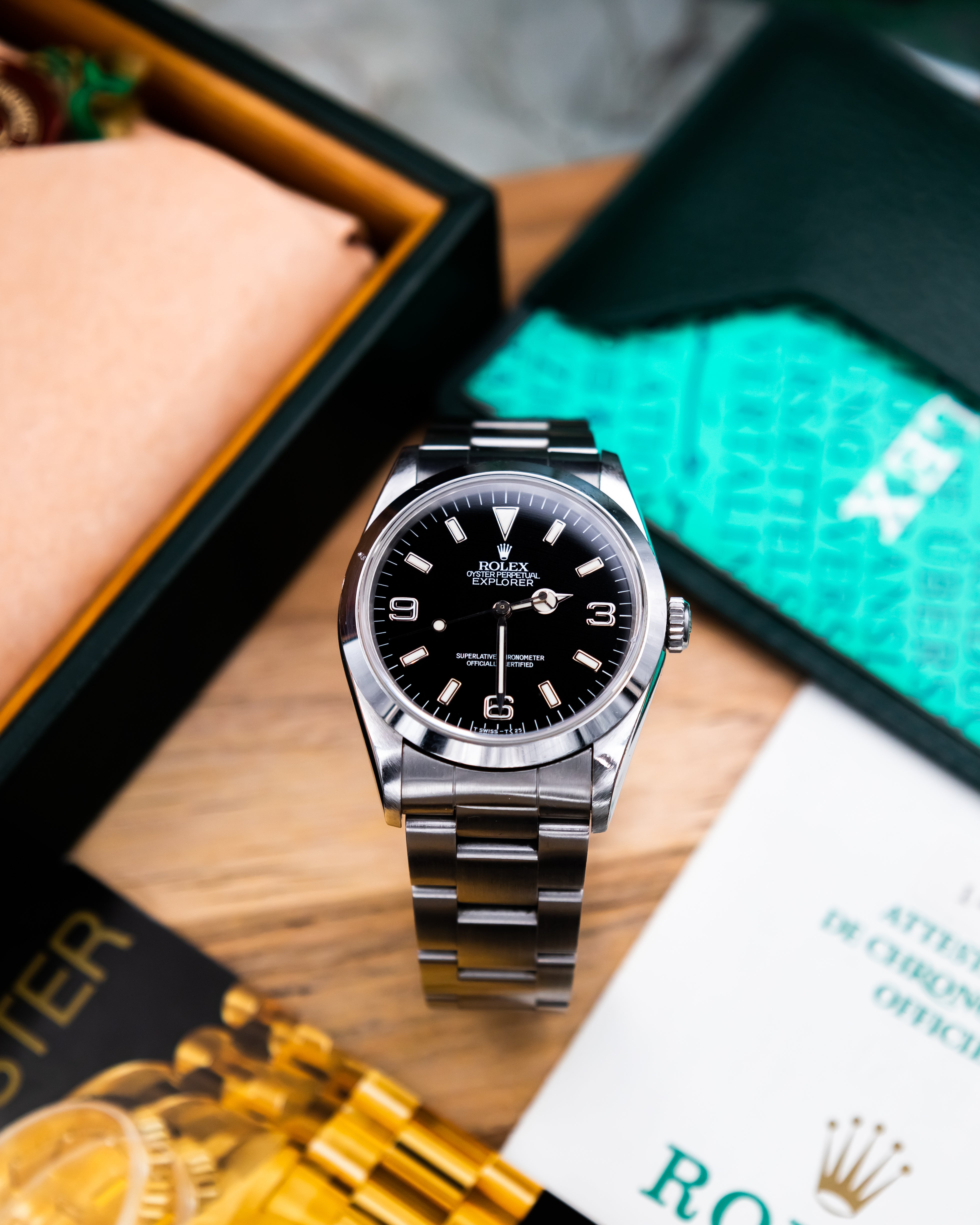 Rolex 14270 Explorer - black dial