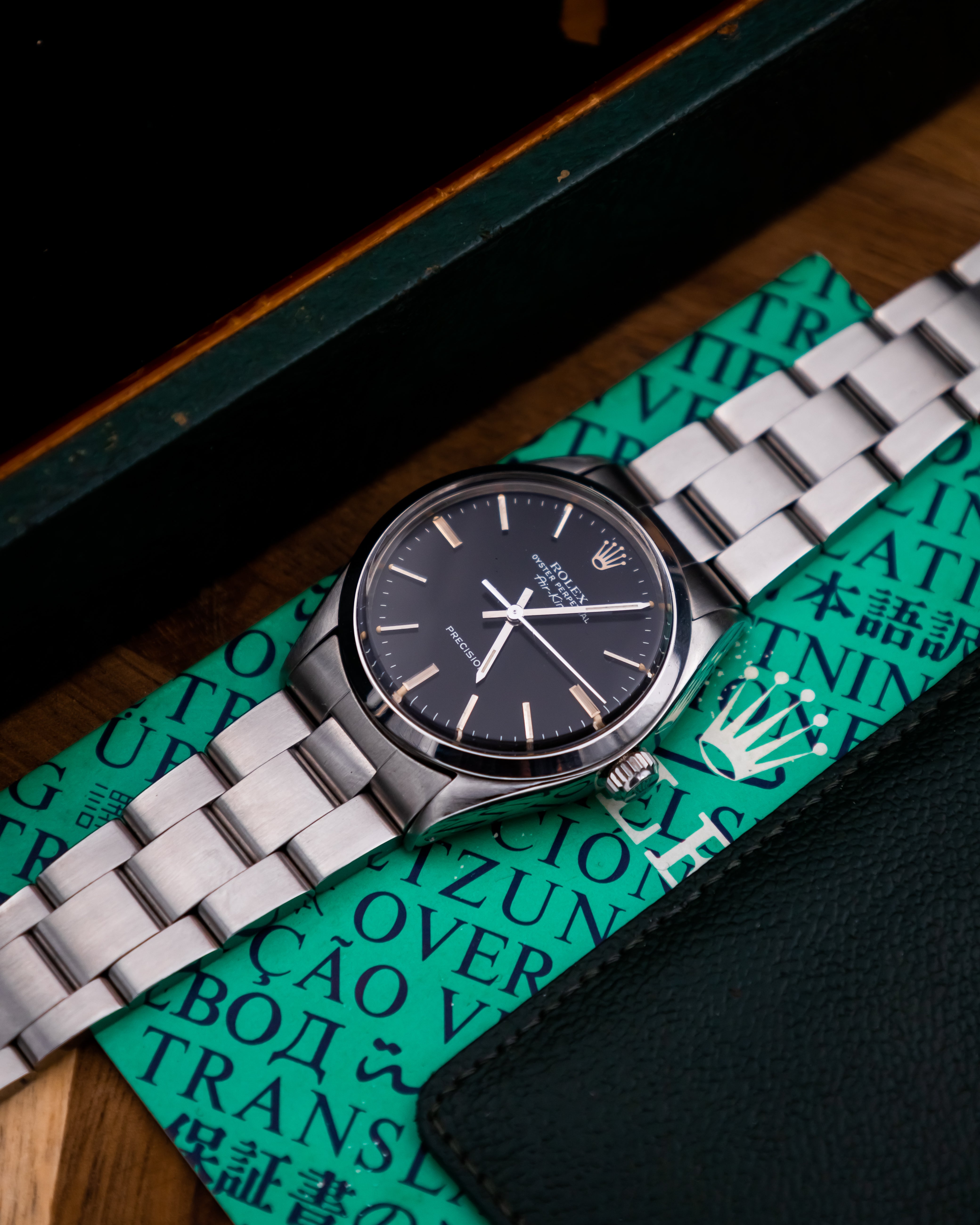 Rolex 5500 Airking - black dial