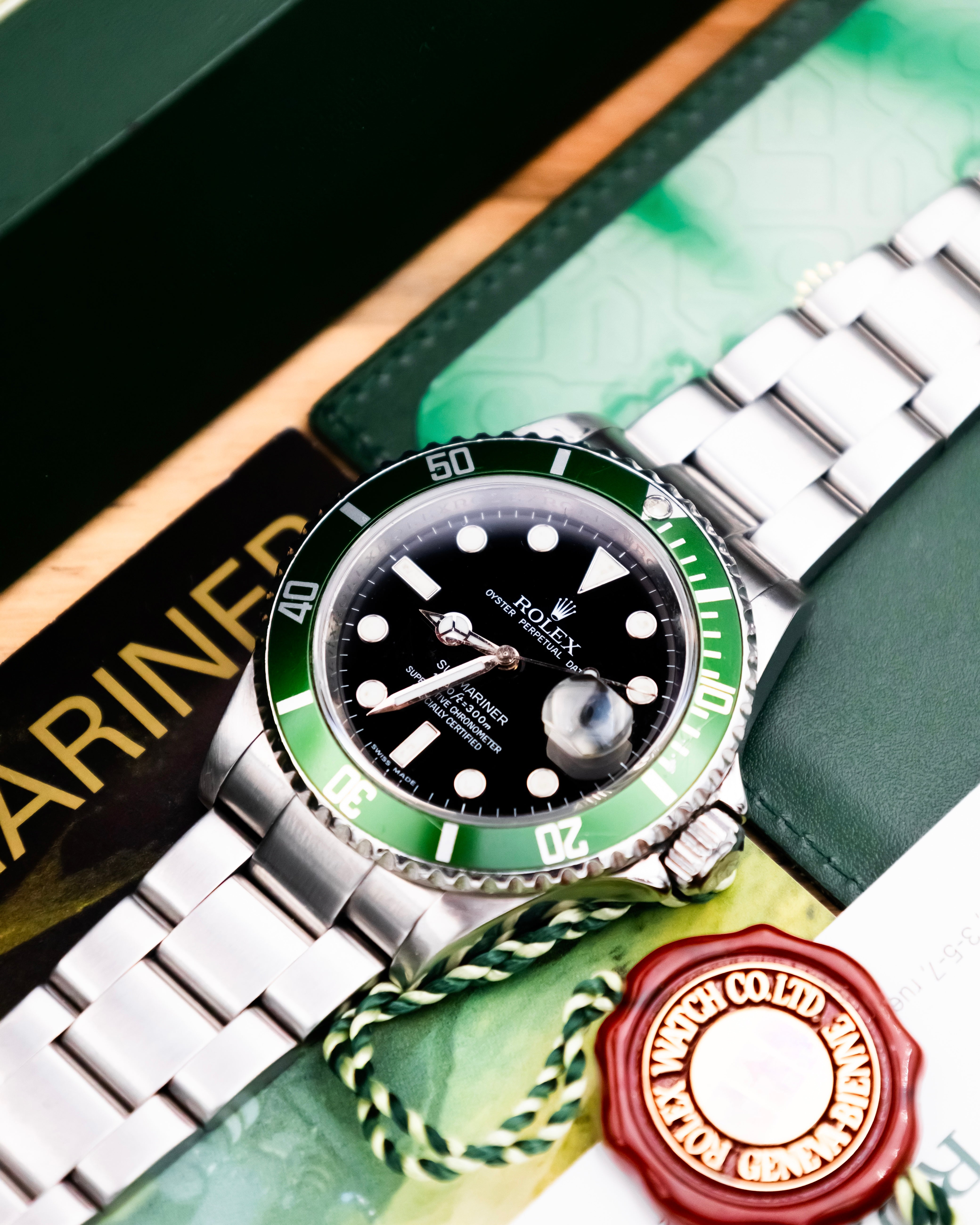 Rolex 16610LV SUBMARINER - black maxi dial