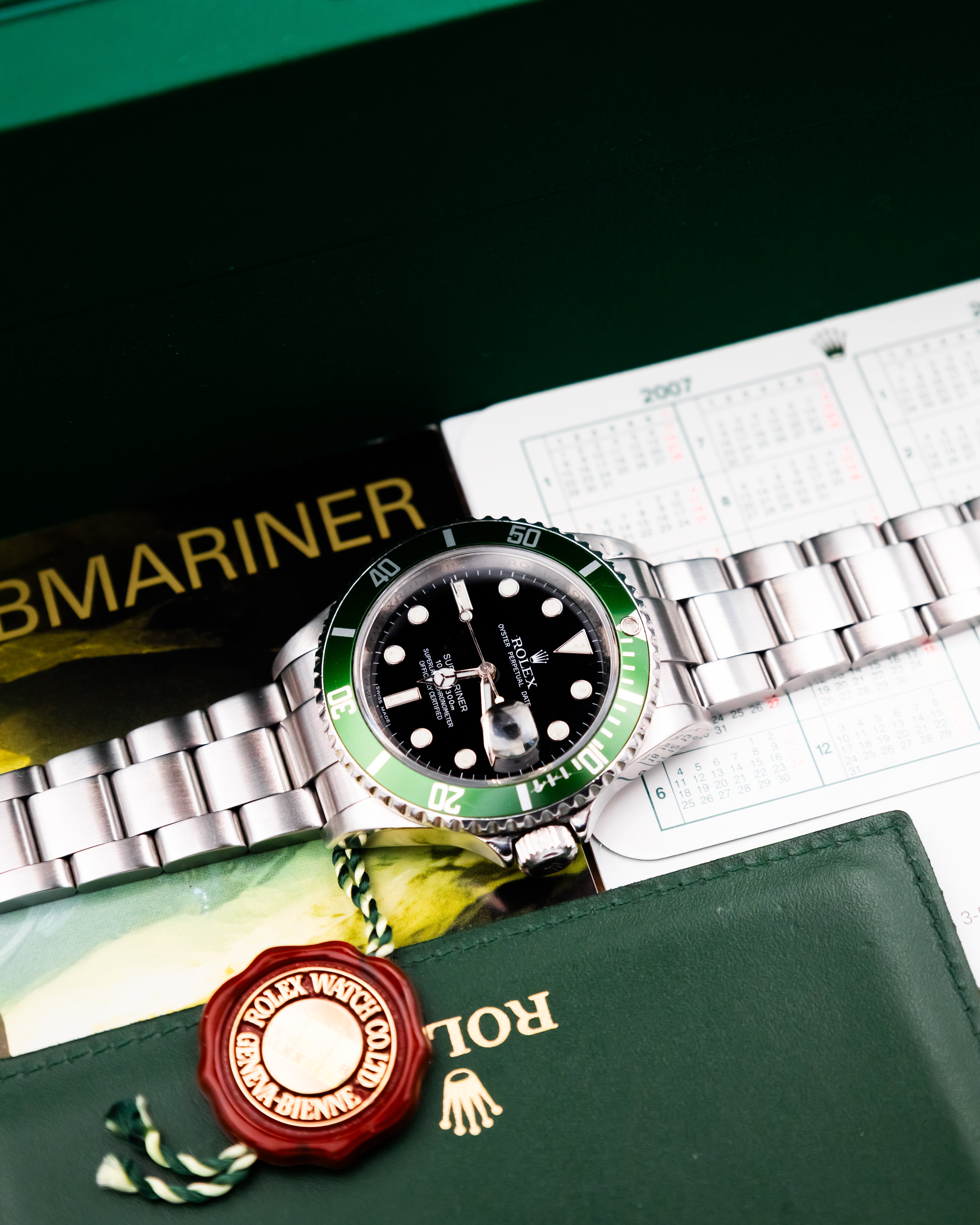Rolex 16610LV SUBMARINER - black maxi dial