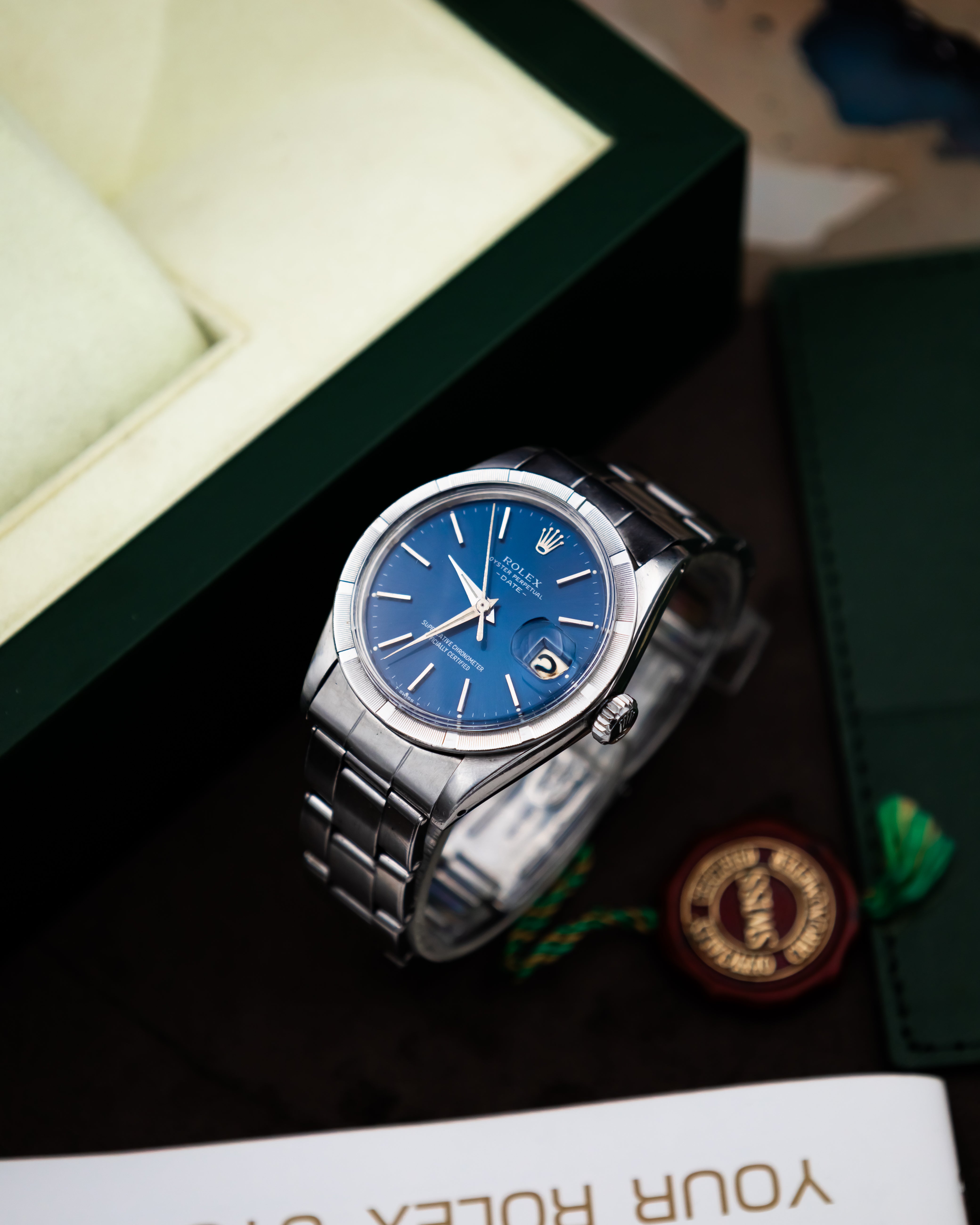 Rolex 1501 Perpetual Date - Blue Dial