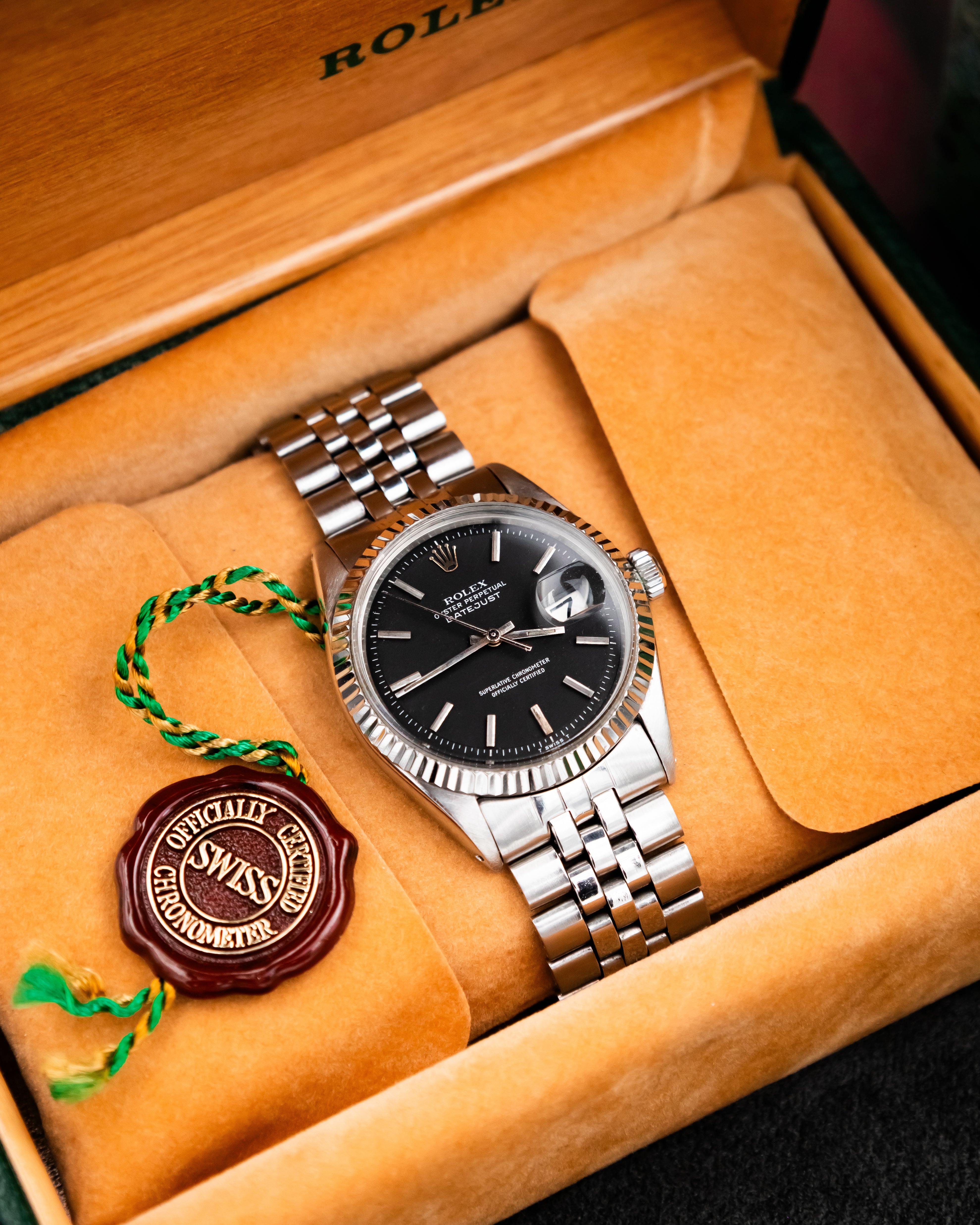 Rolex 1603 Perpetual Datejust - black dial