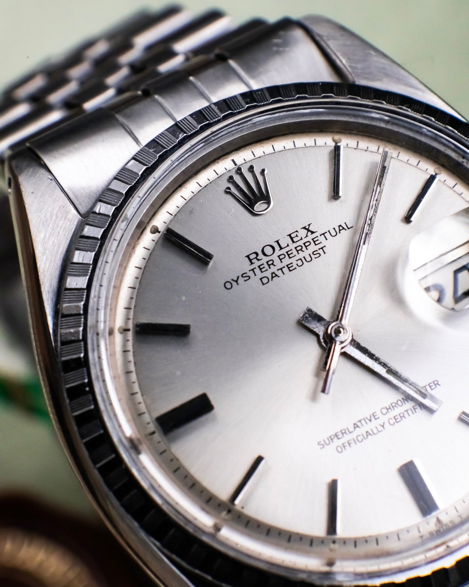 Rolex 1603 Perpetual Datejust - Silver dial