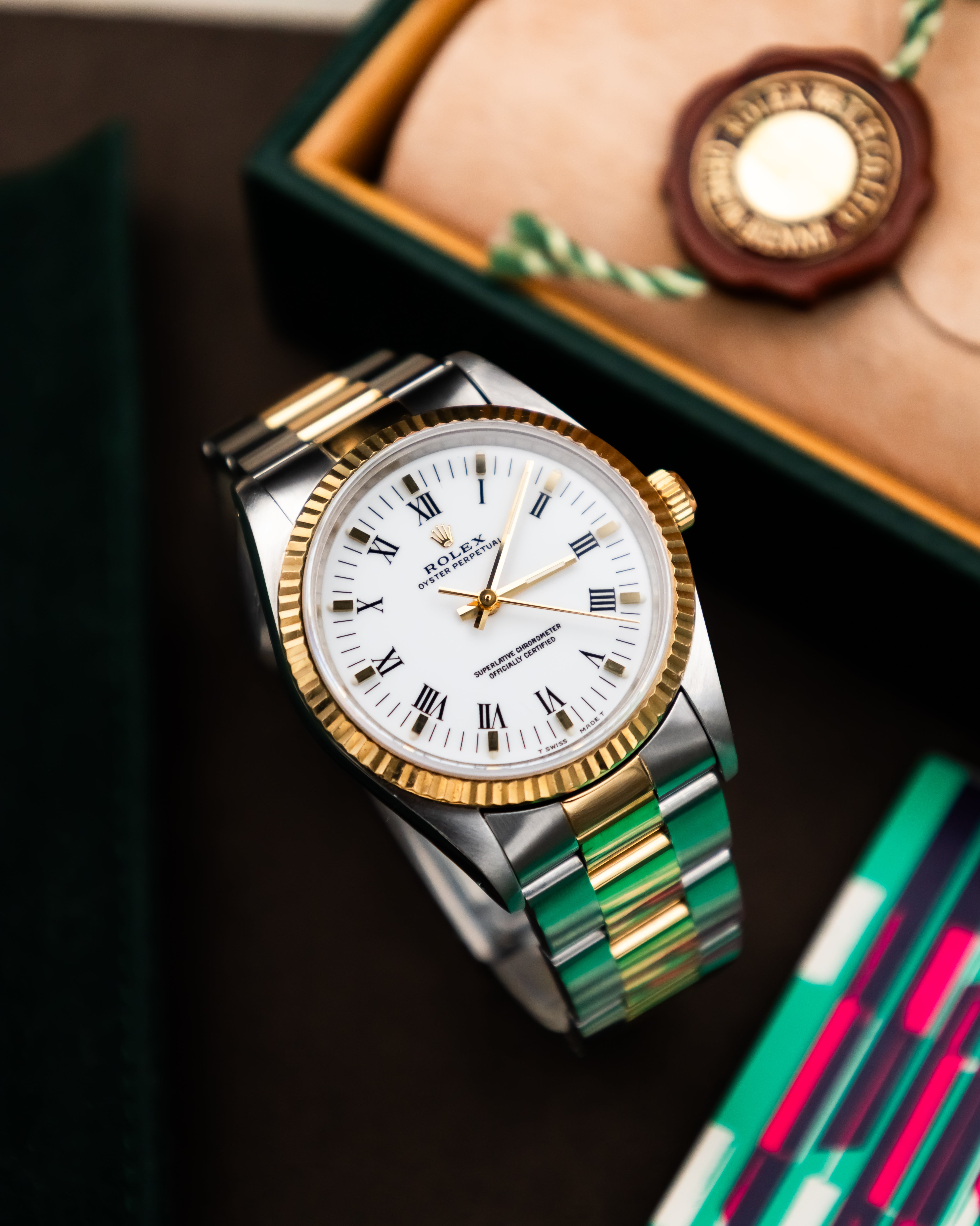 Rolex 14233 Oyster Perpetual - Roman Dial