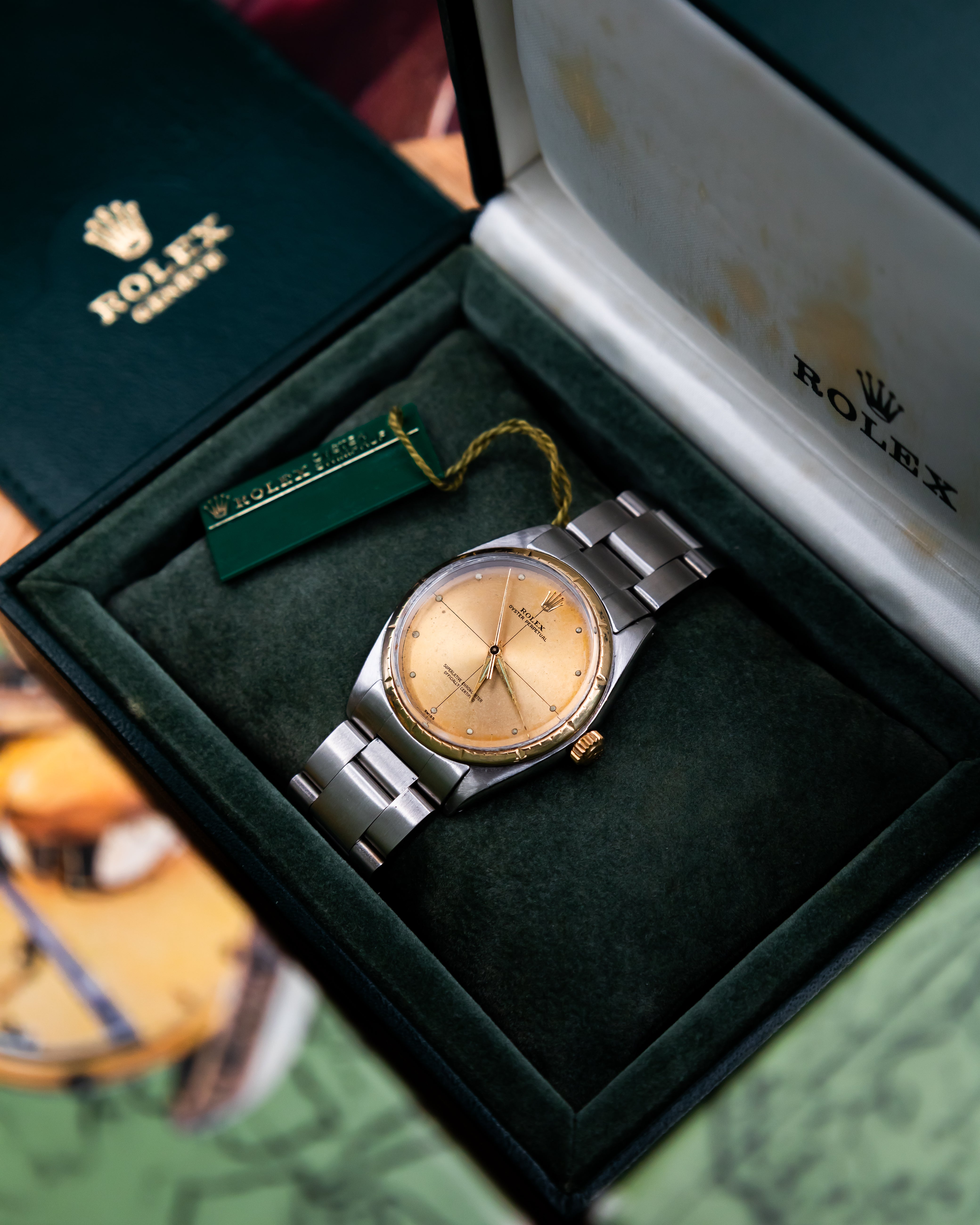 Rolex 1008 Oyster Perpetual- gold dial