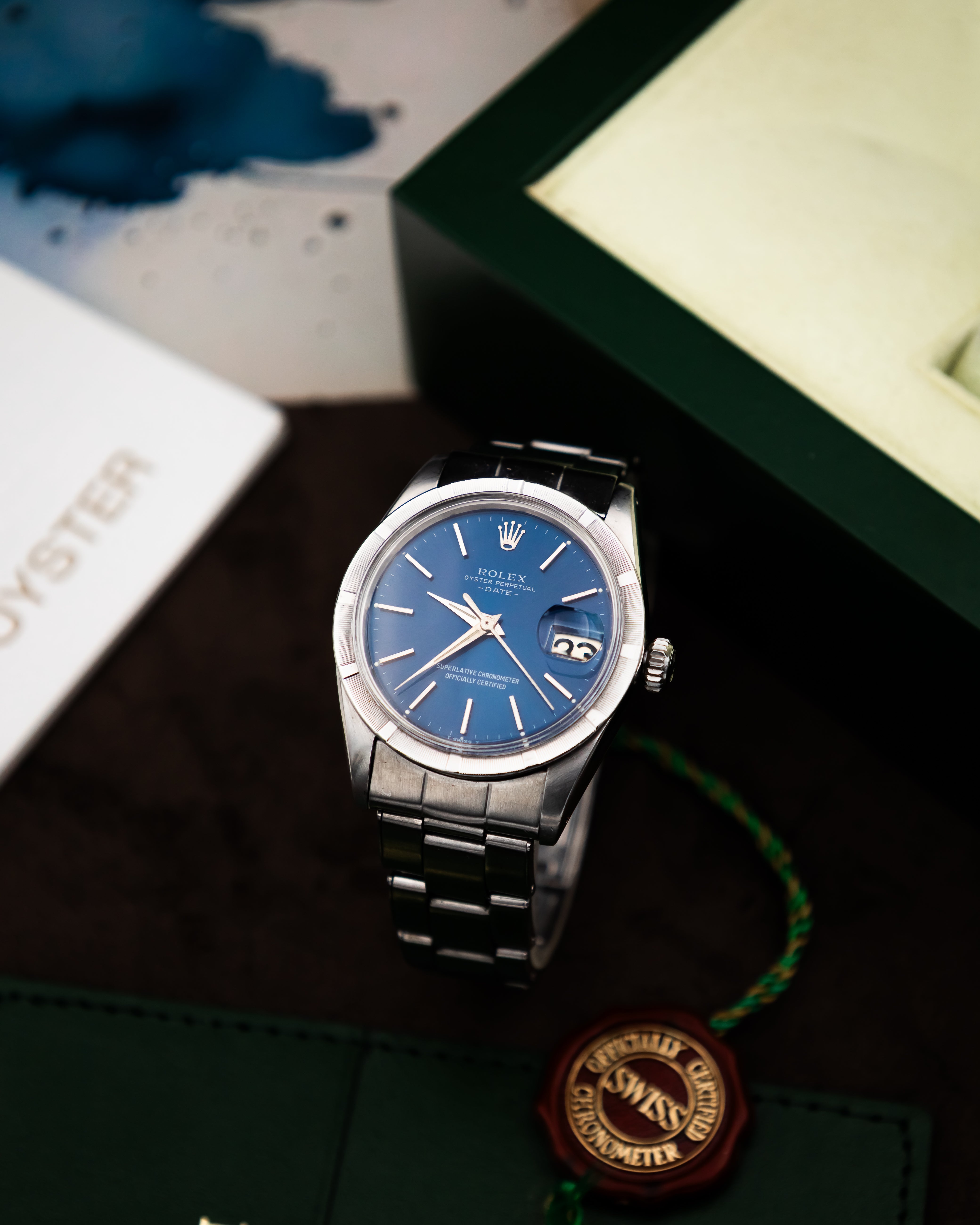 Rolex 1501 Perpetual Date - Blue Dial