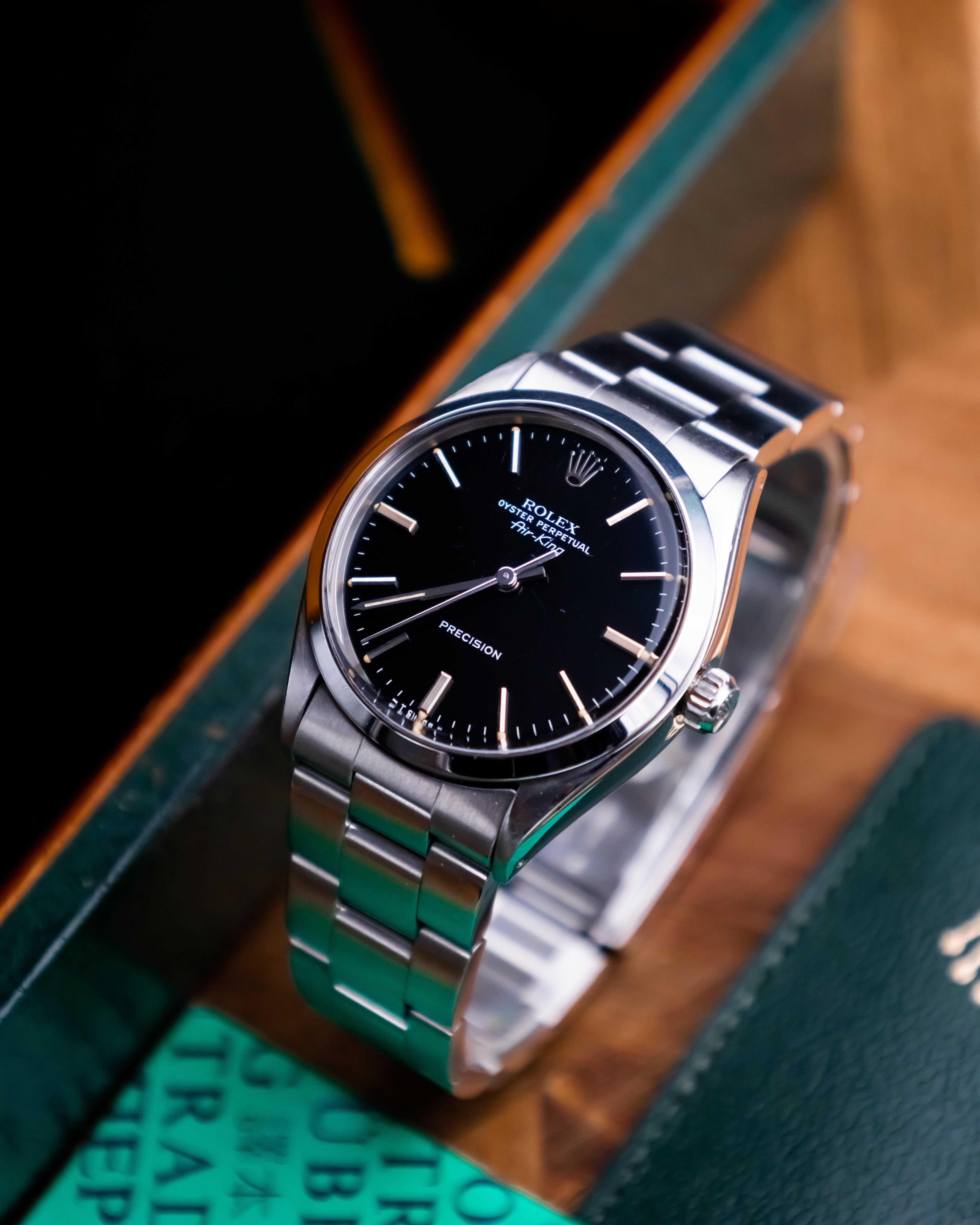 Rolex 5500 Airking - black dial
