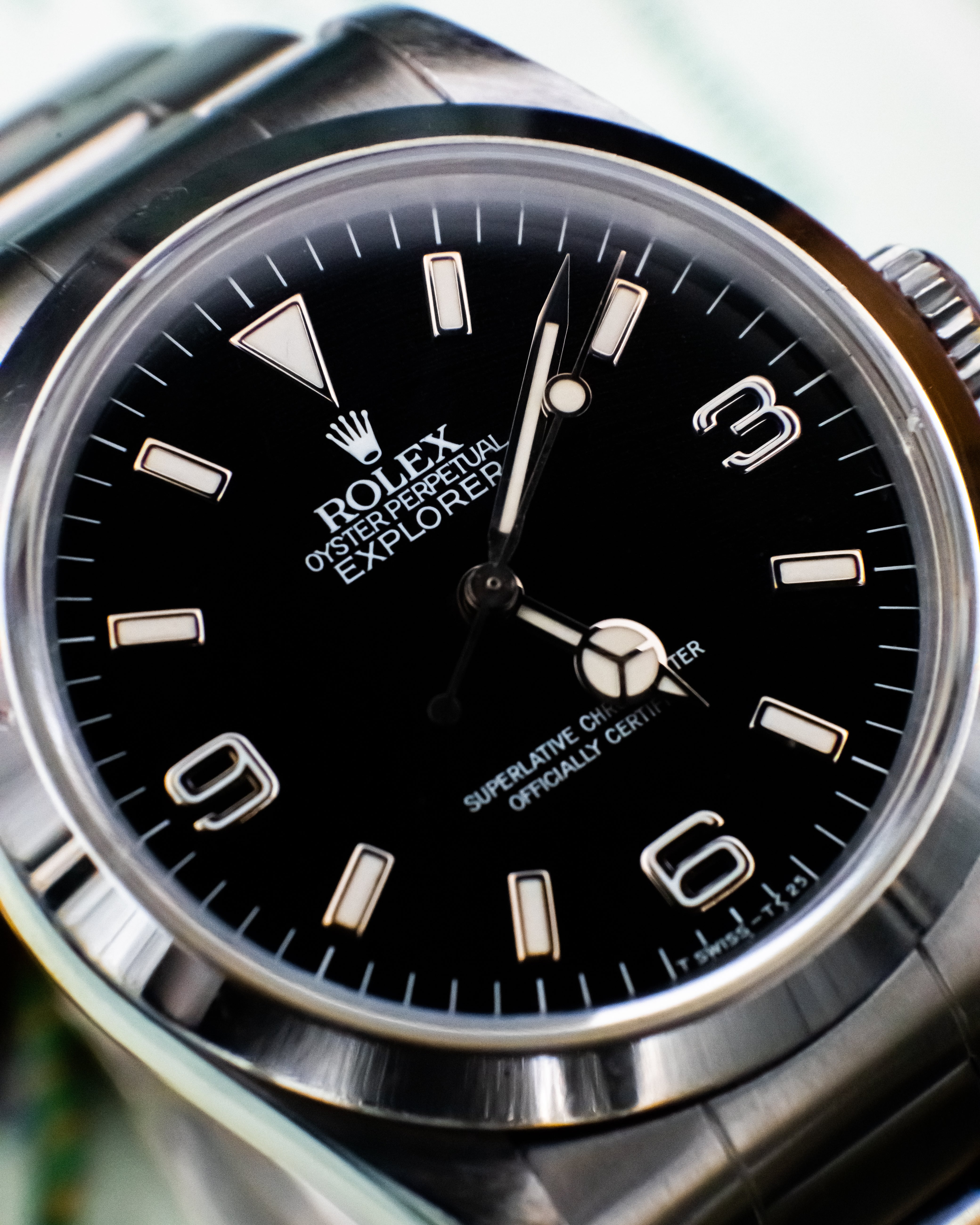 Rolex 14270 Explorer - black dial