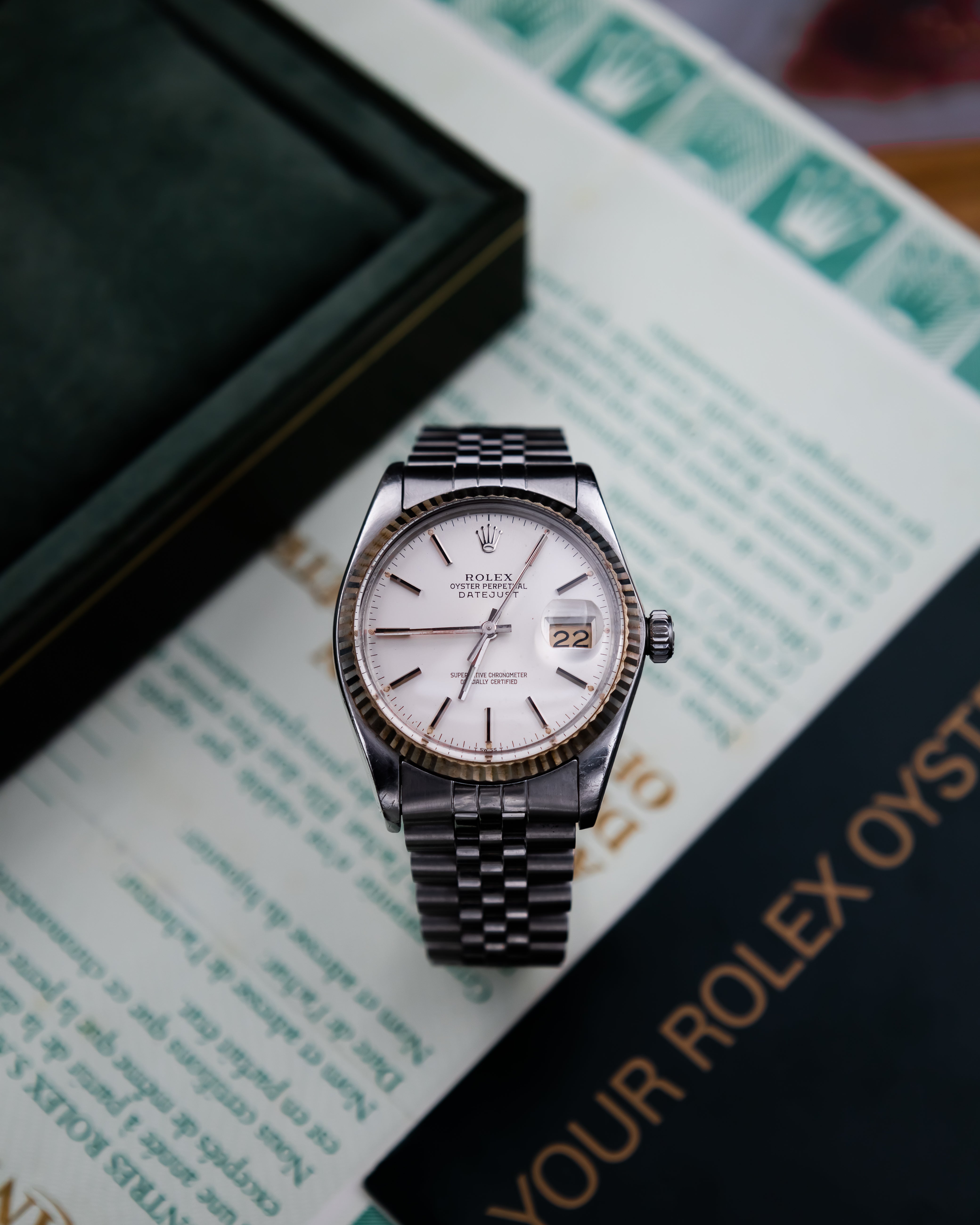 Rolex 16014 Perpetual Datejust - grey dial