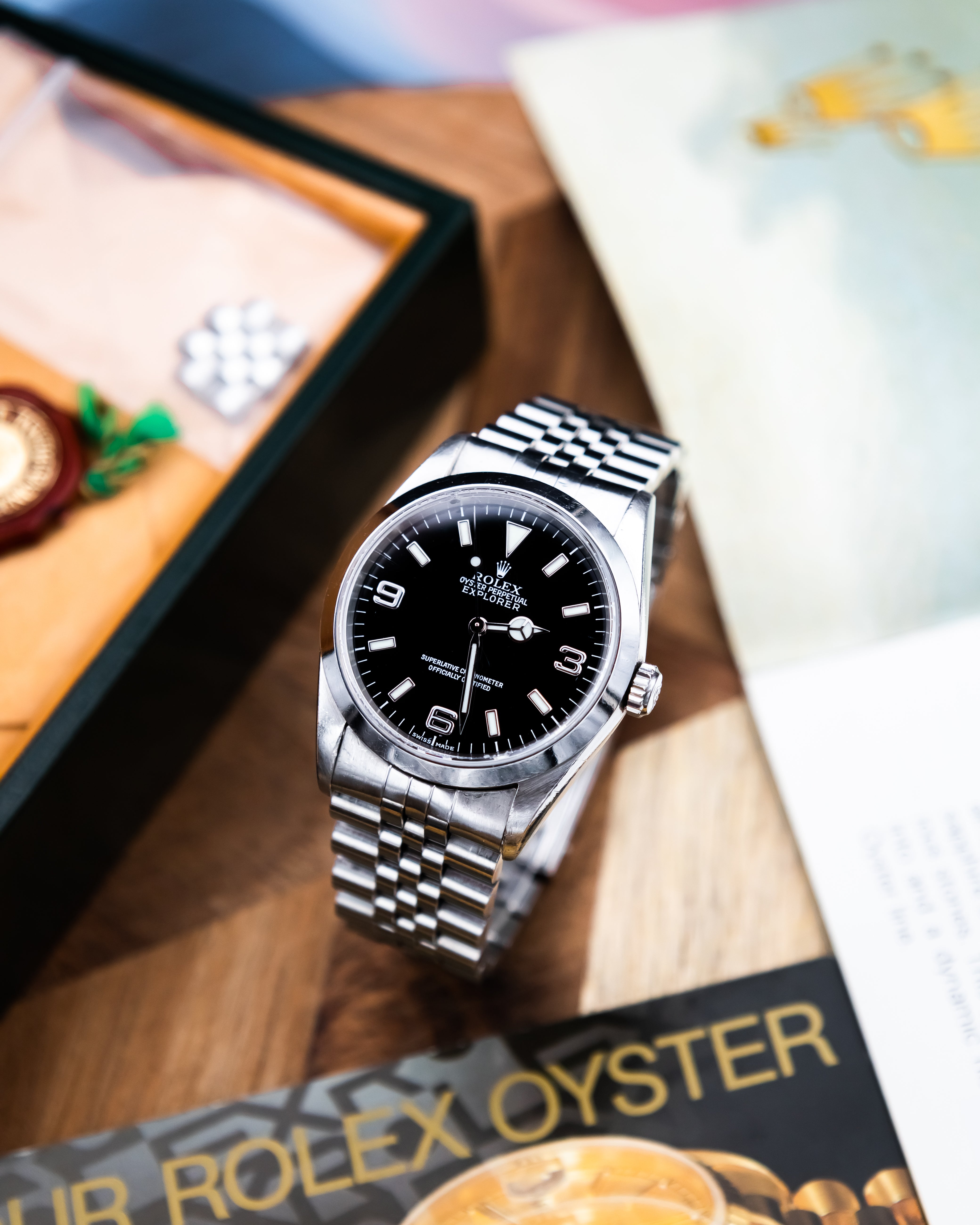 Rolex 14270 Explorer - SWISS black dial