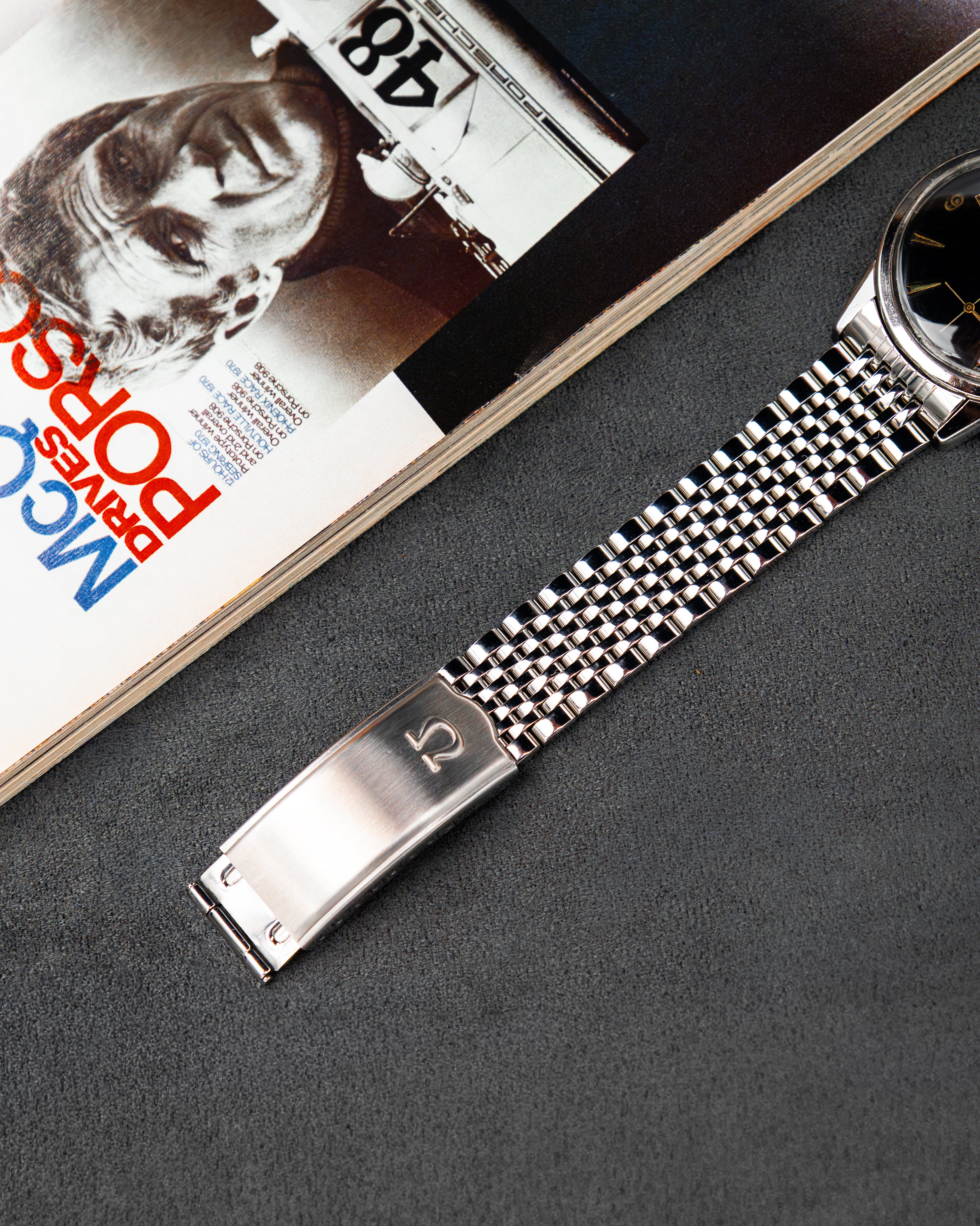 Omega 14389-1 Seamaster Sub-Second - Black Dial