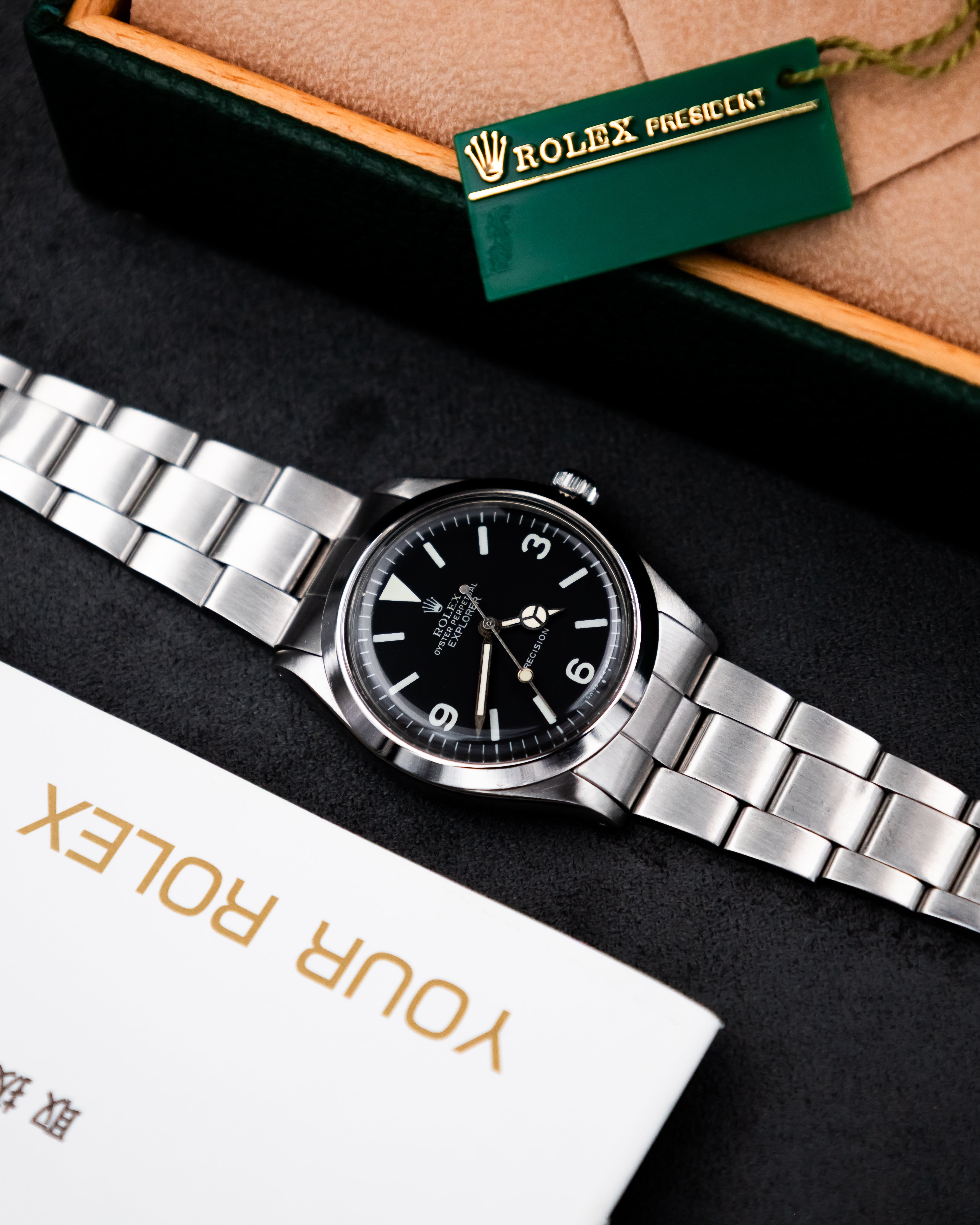 Rolex 5500 Explorer - Black dial