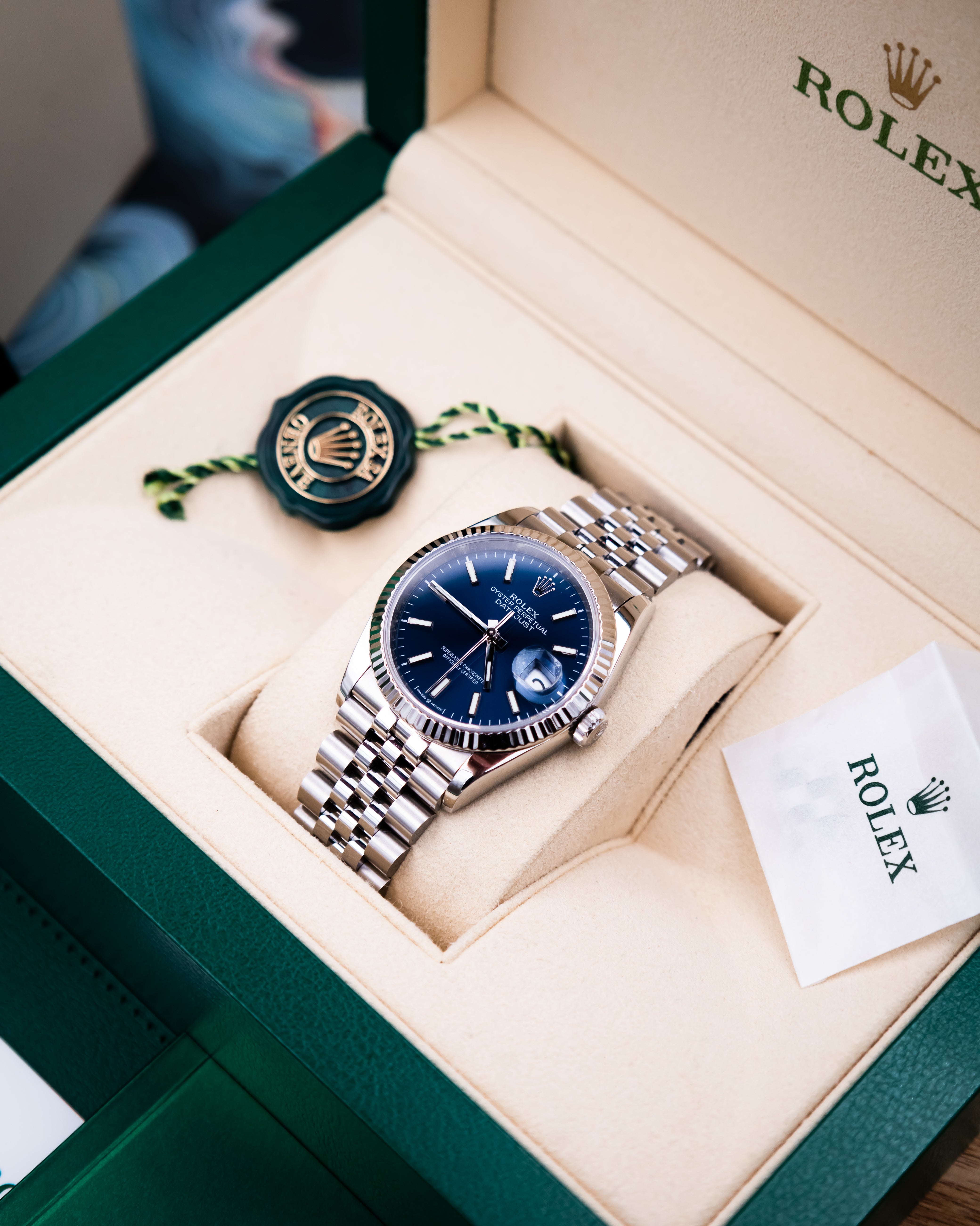 Rolex 126234 Perpetual Datejust - blue dial