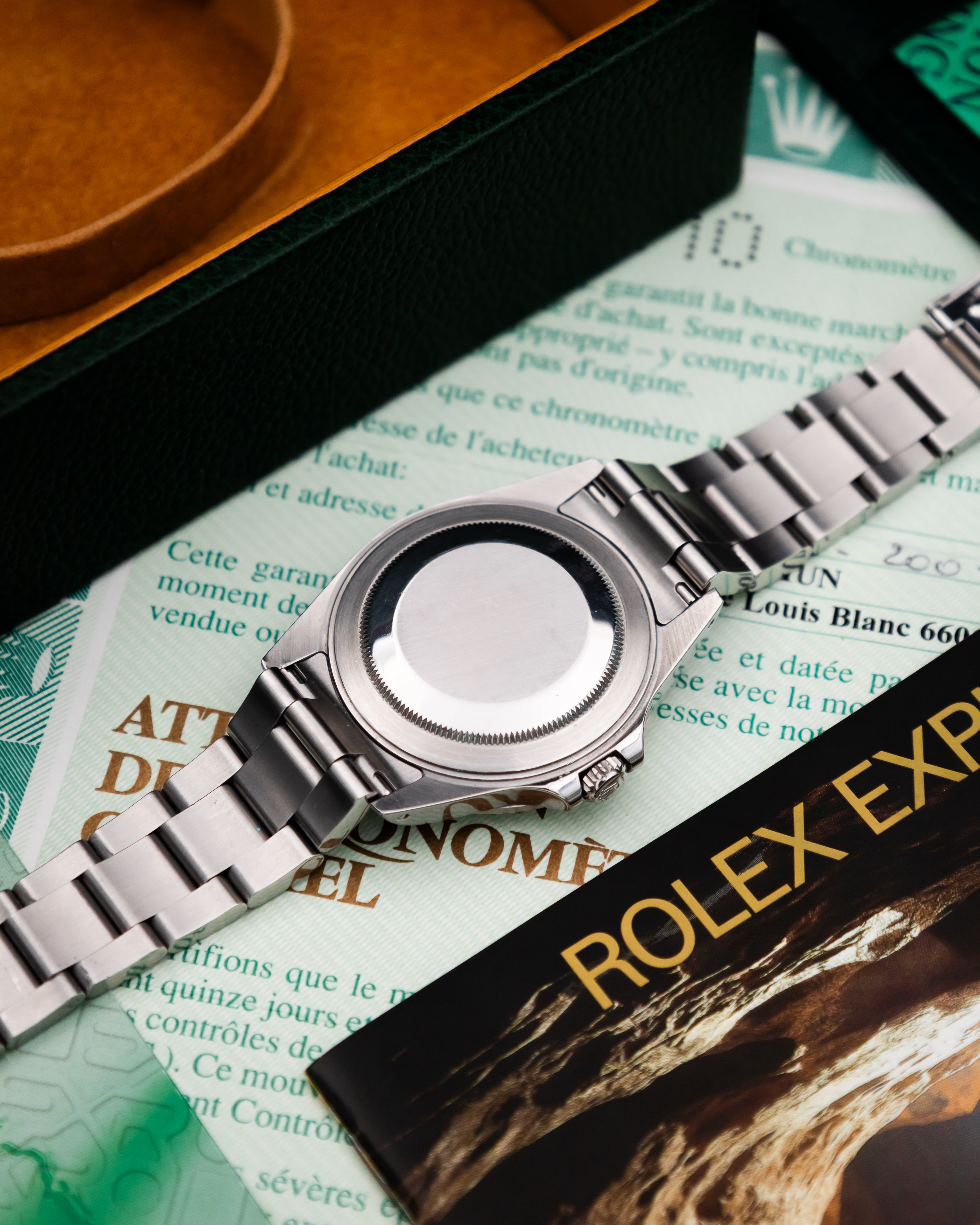 Rolex 16570 Explorer II - Black Dial