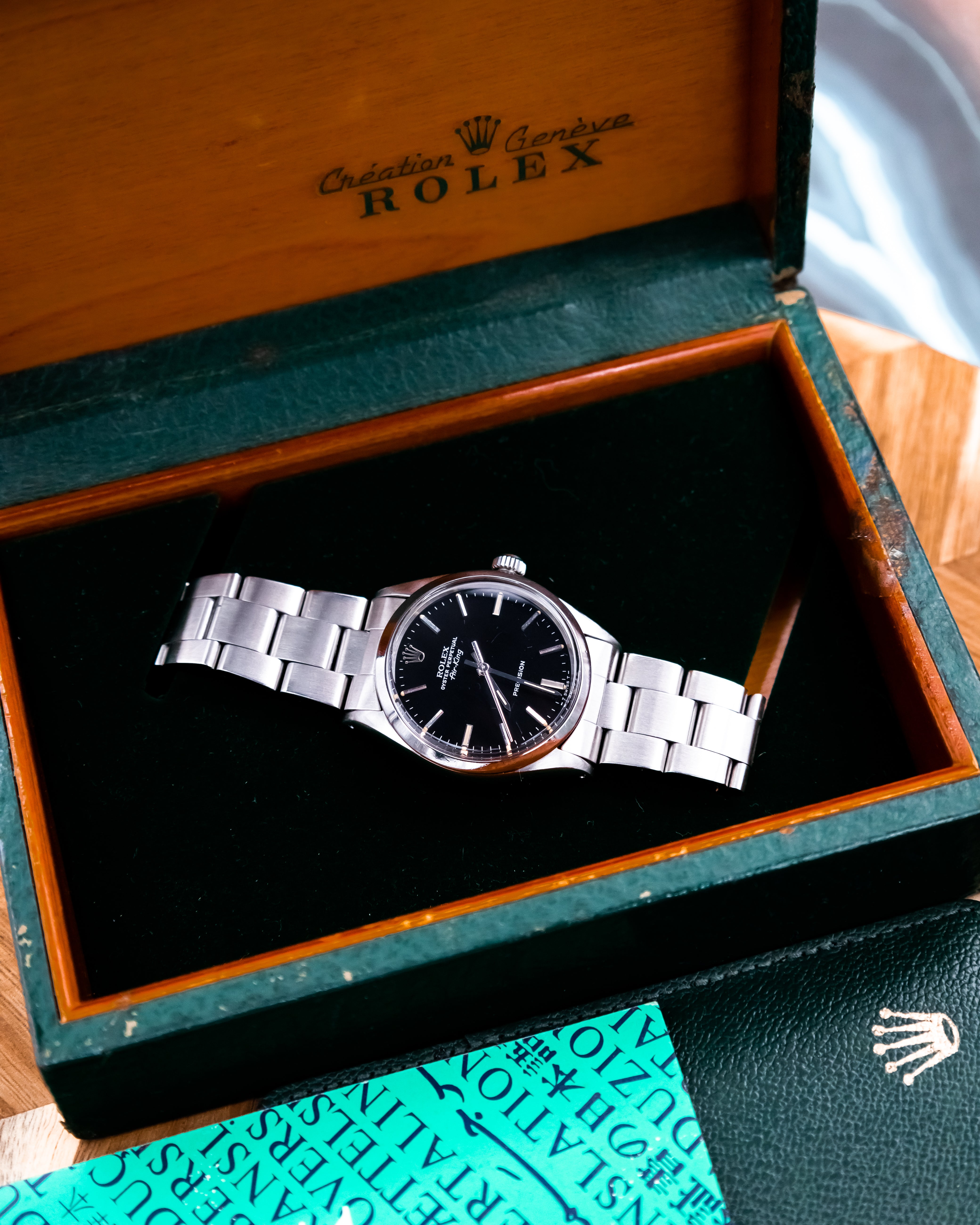 Rolex 5500 Airking - black dial