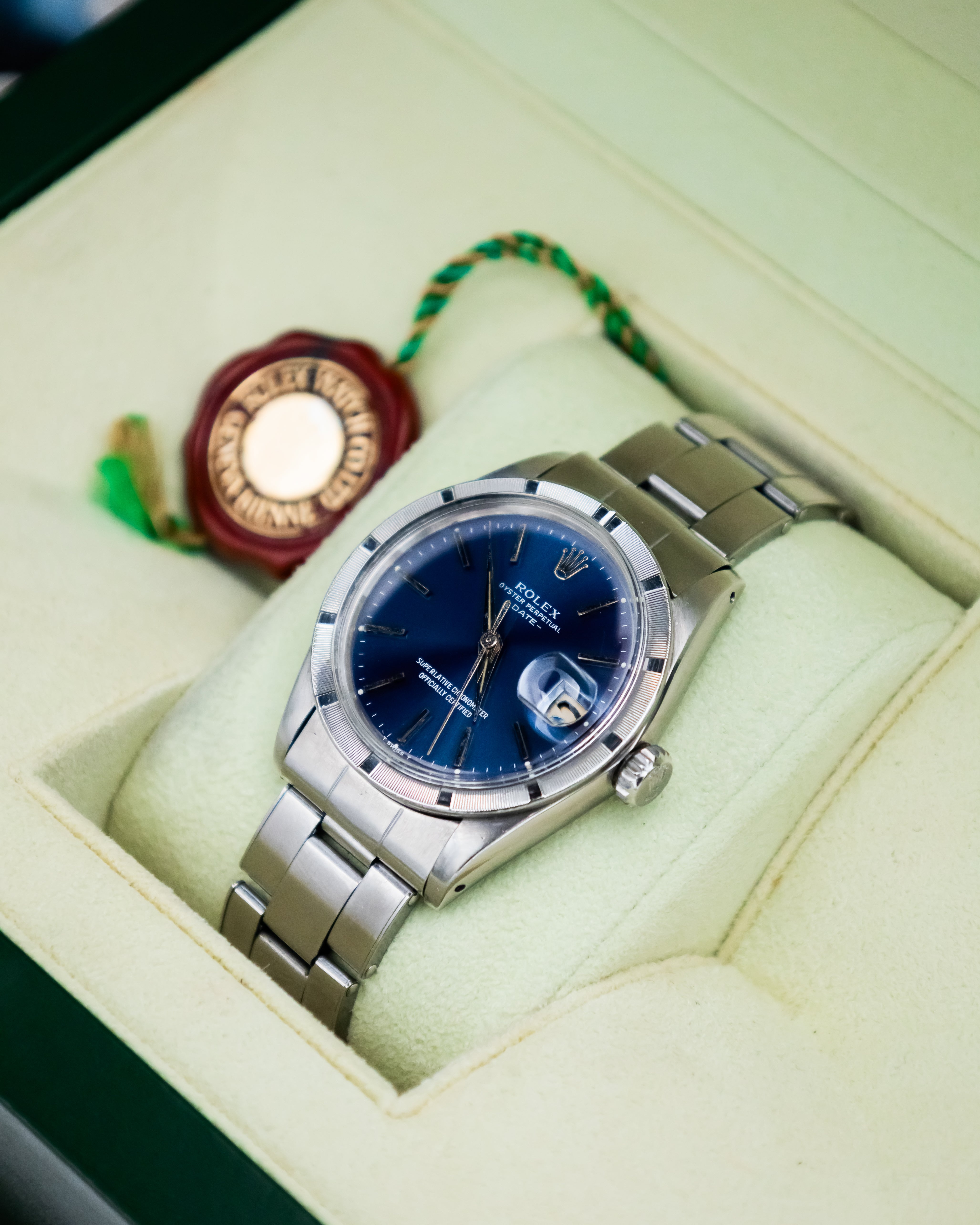 Rolex 1501 Perpetual Date - Blue Dial
