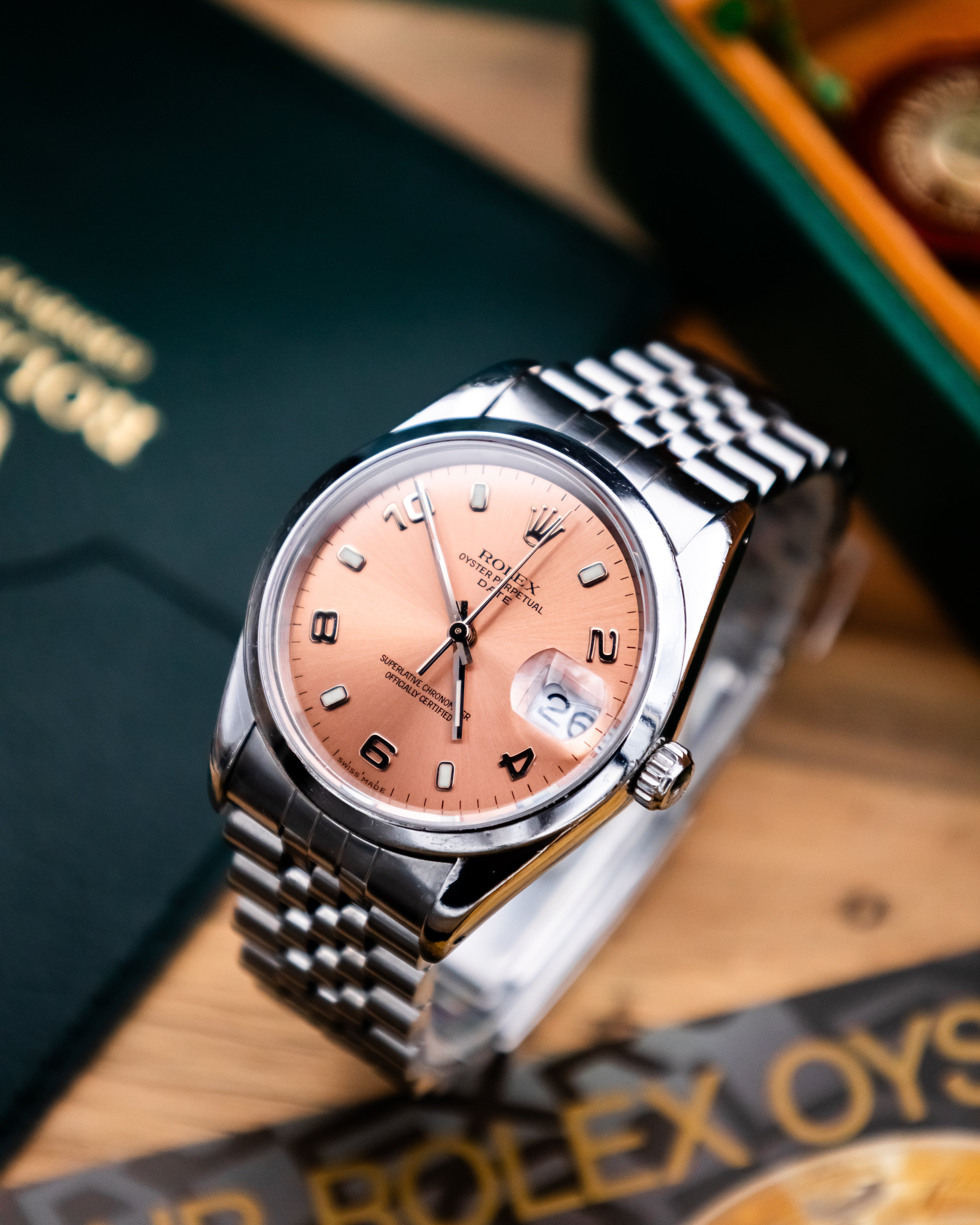 Rolex 15200 Oyster Perpetual- Salmon dial