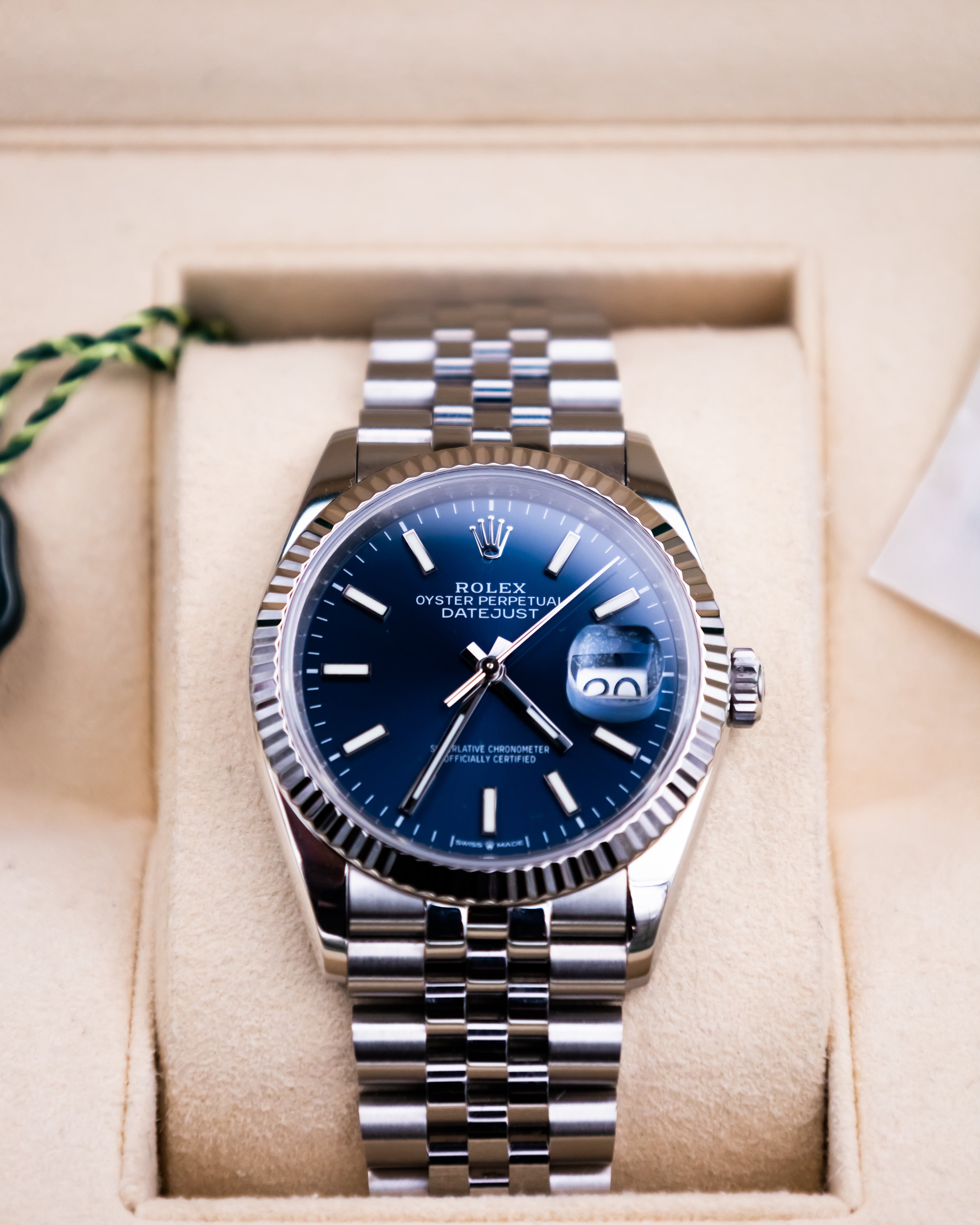 Rolex 126234 Perpetual Datejust - blue dial