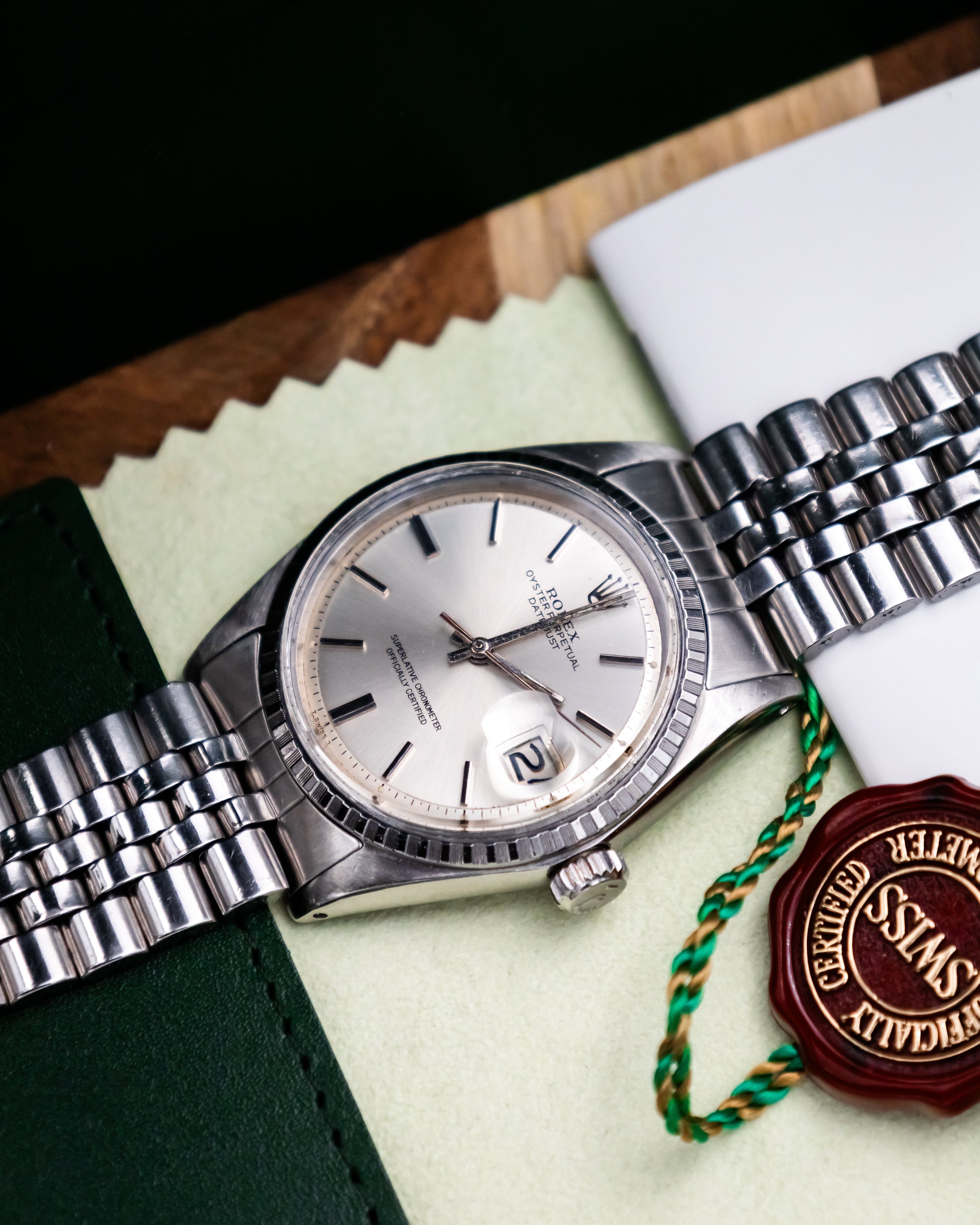 Rolex 1603 Perpetual Datejust - Silver dial