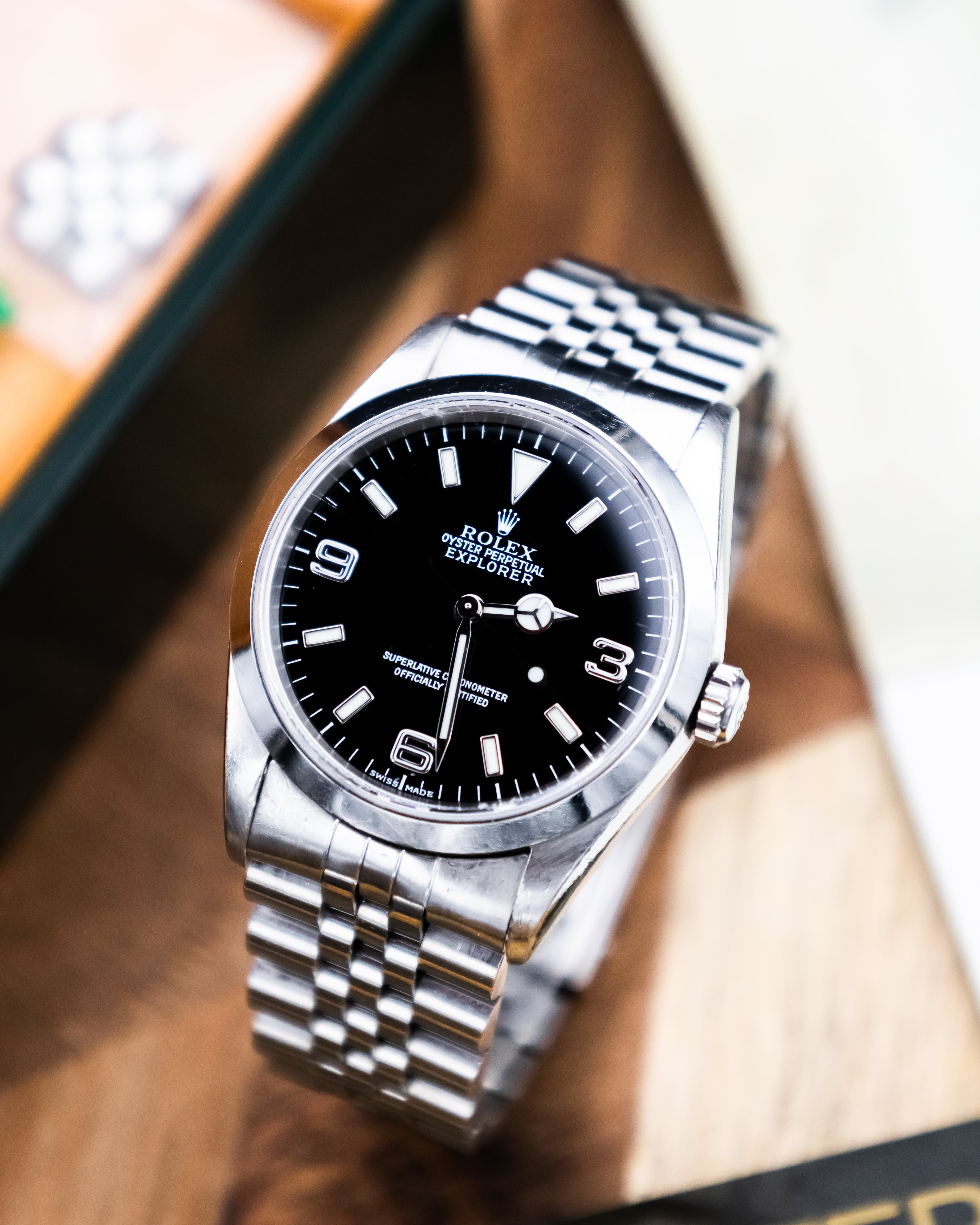Rolex 14270 Explorer - SWISS black dial
