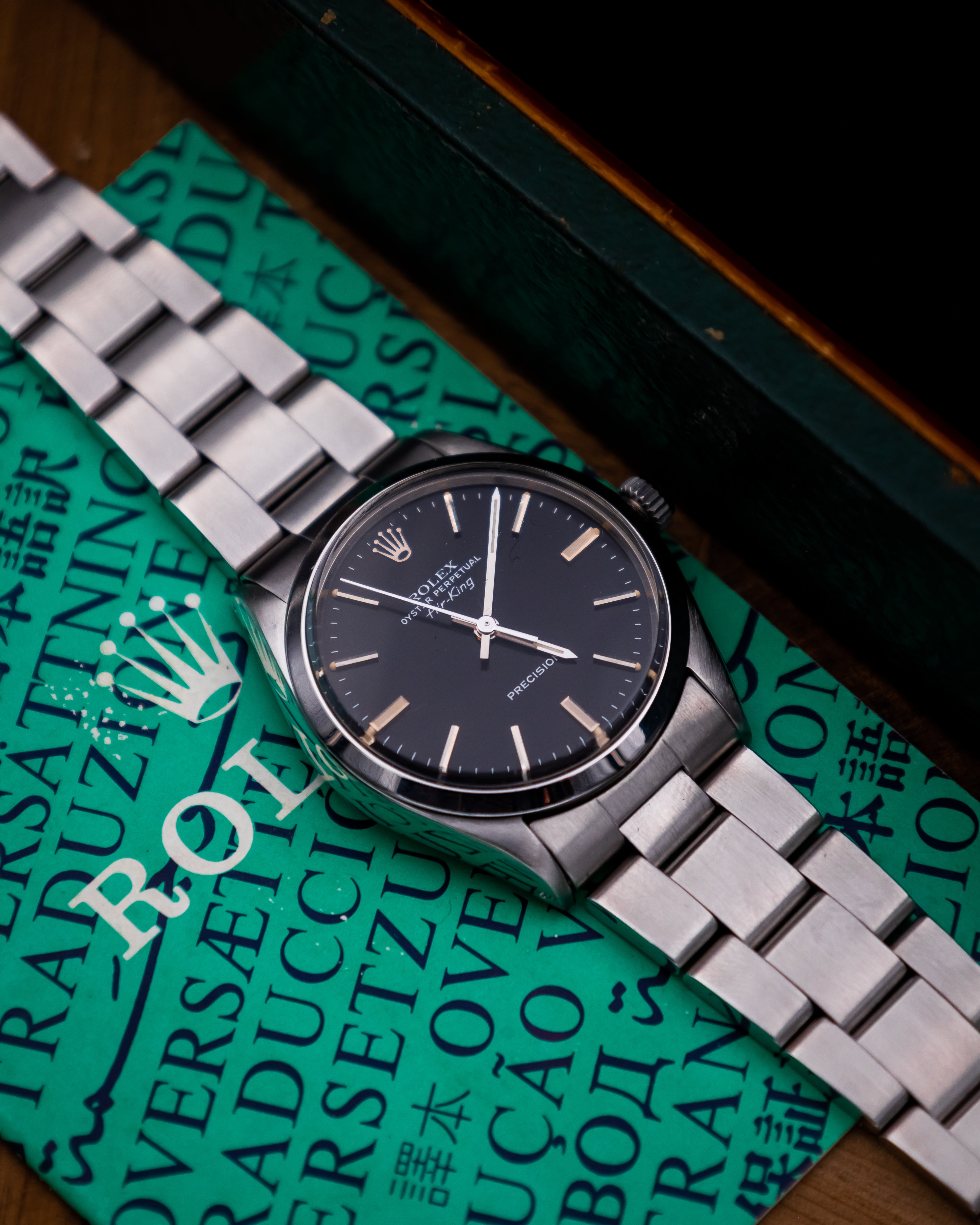 Rolex 5500 Airking - black dial