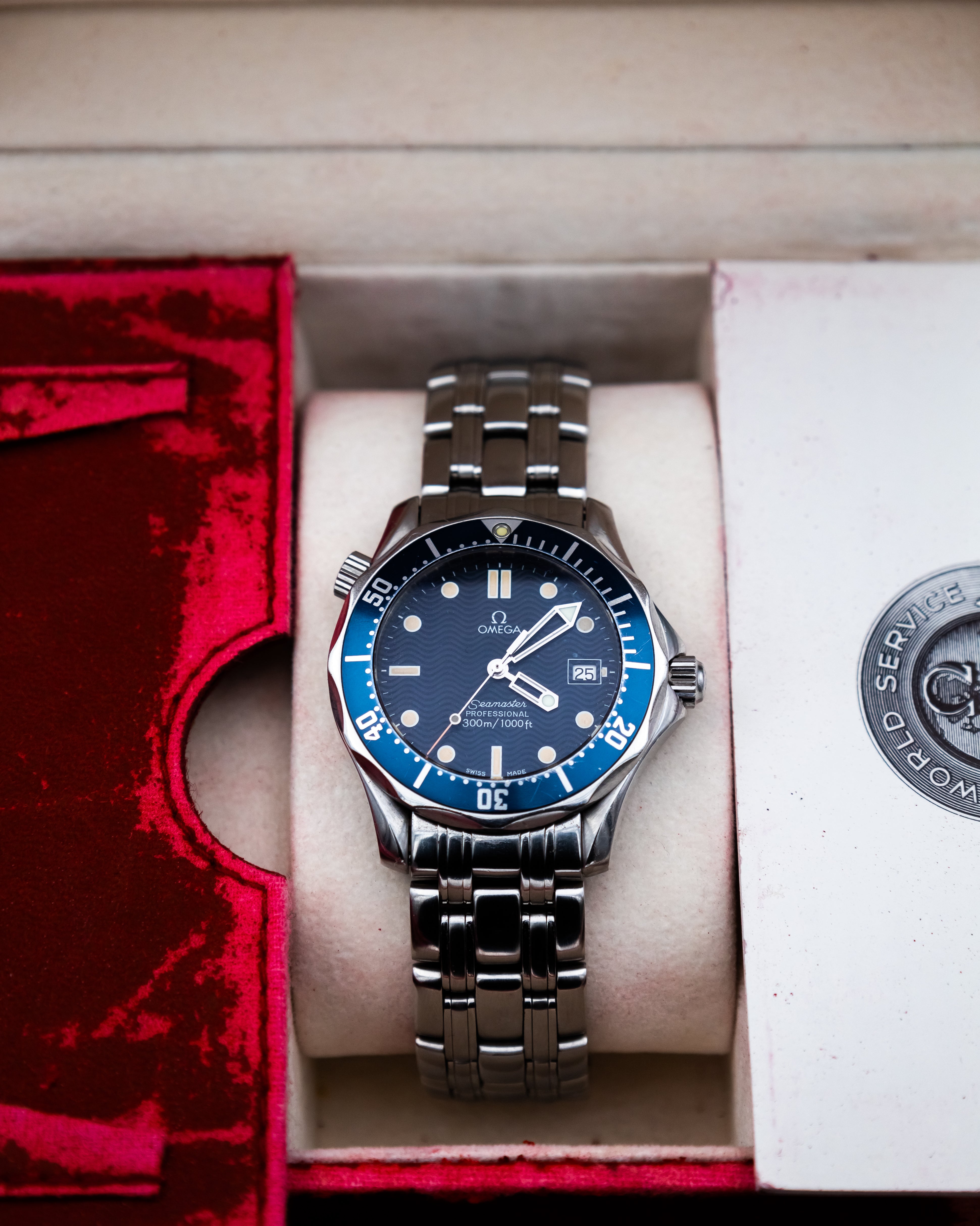 Omega 2561.80 Seamaster 300M - blue dial