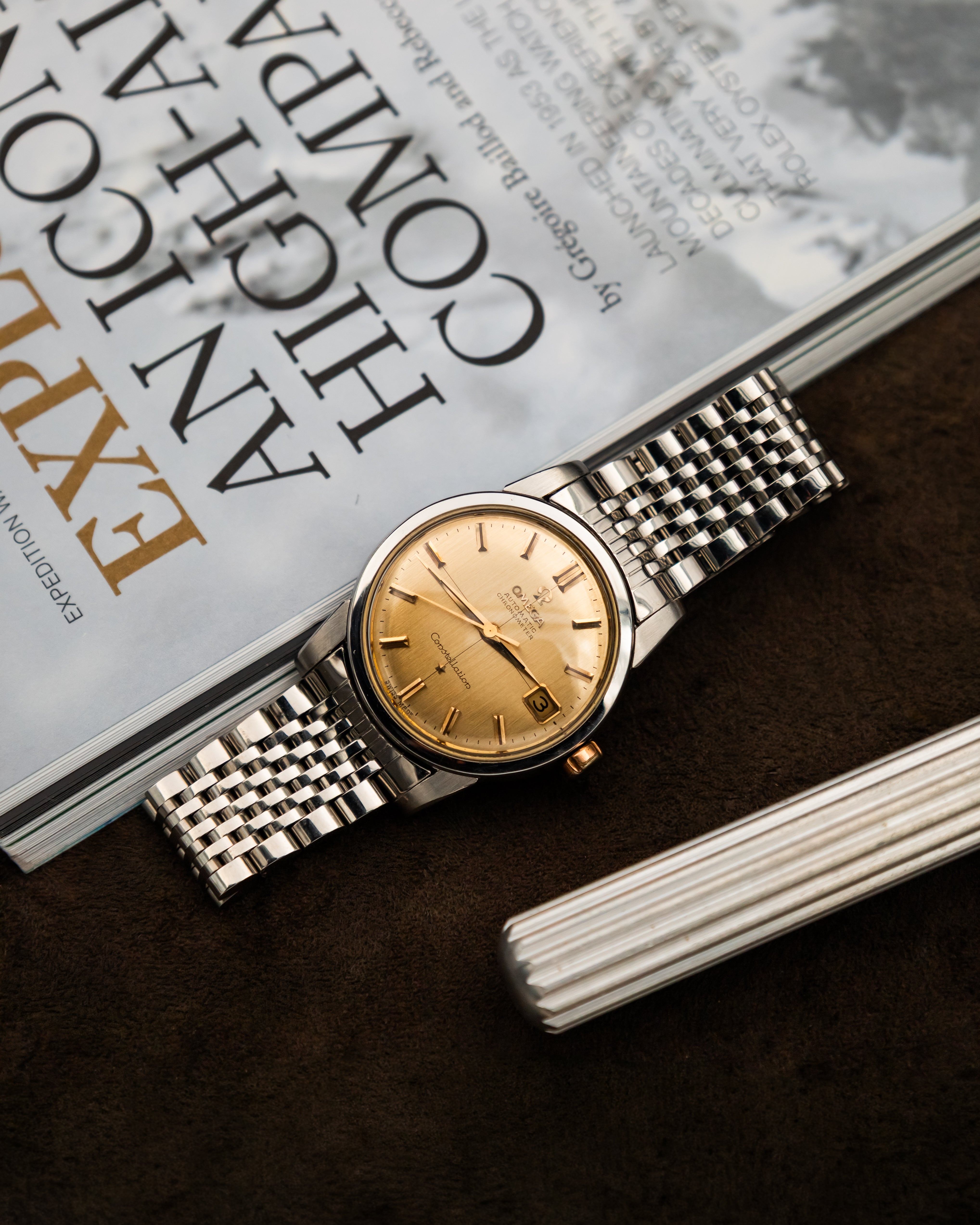 Omega Constellation Automatic - Gold Brushed Dial