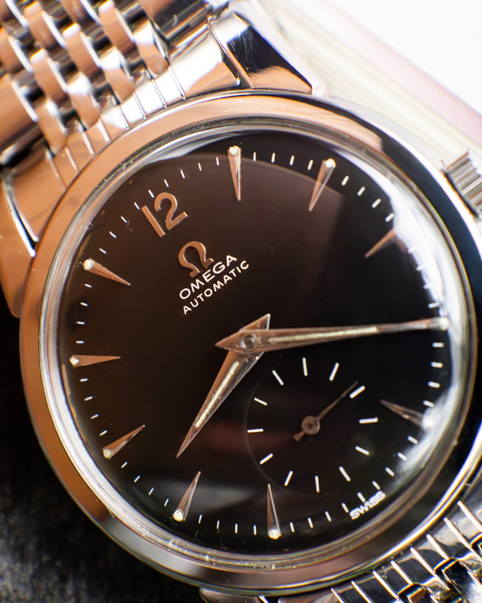 Omega 2848-1 Seamaster Sub-Second - Black Dial