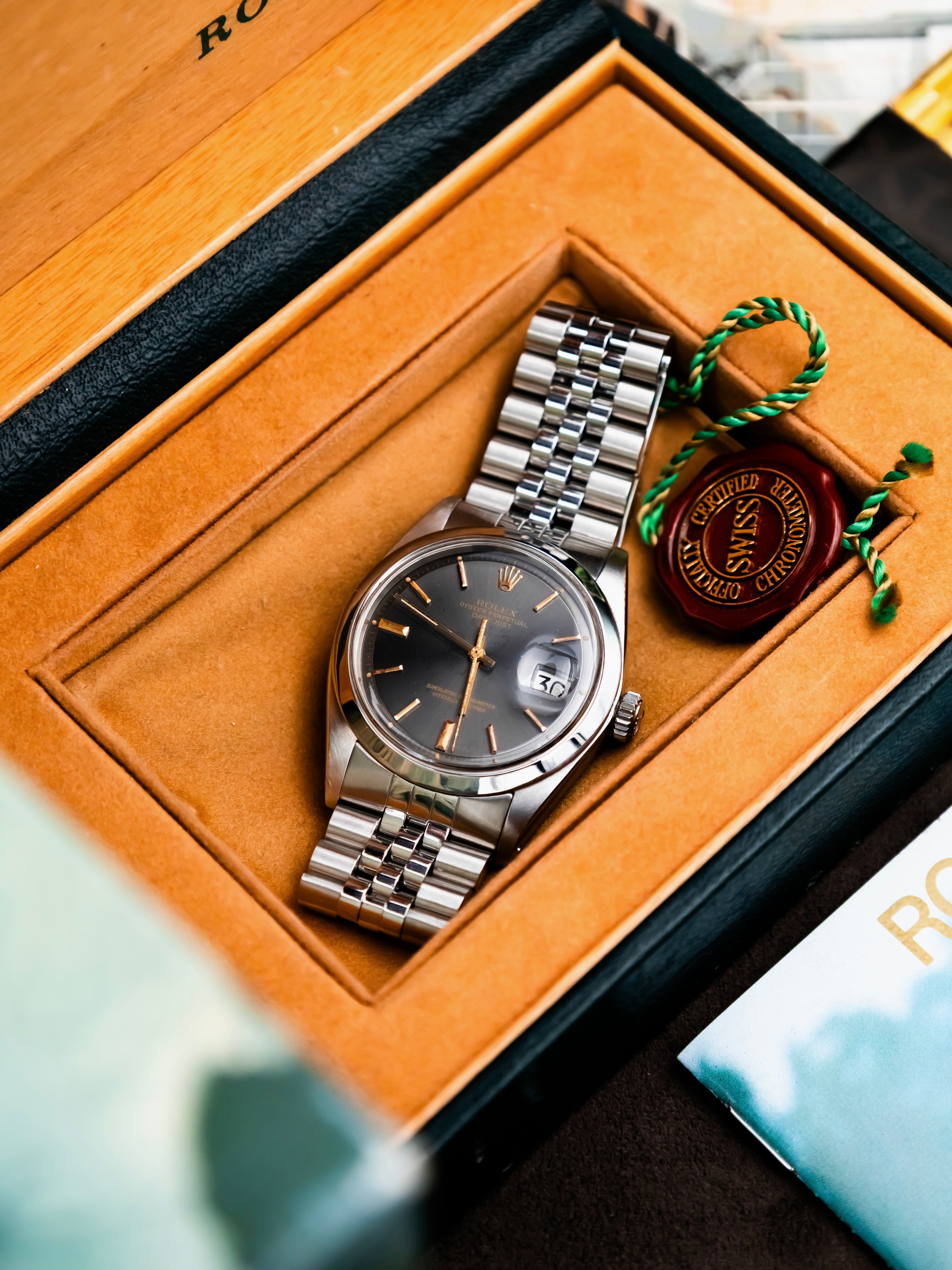 Rolex 1600 Perpetual Datejust - Anthracite Dial