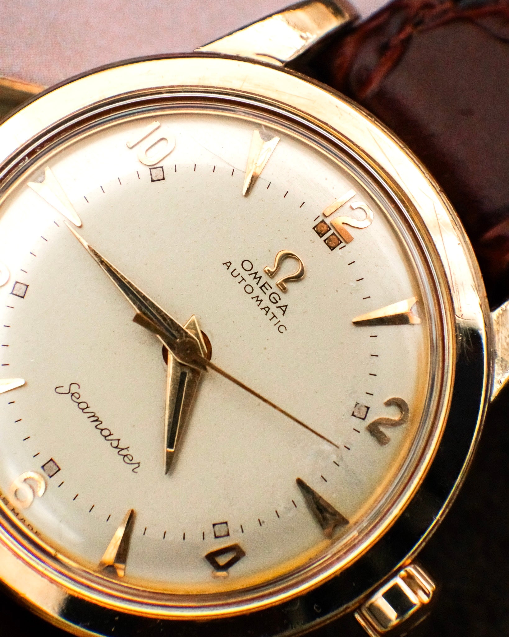 Omega 2577-11 SC Seamaster Bumper - two-tone champagne dial