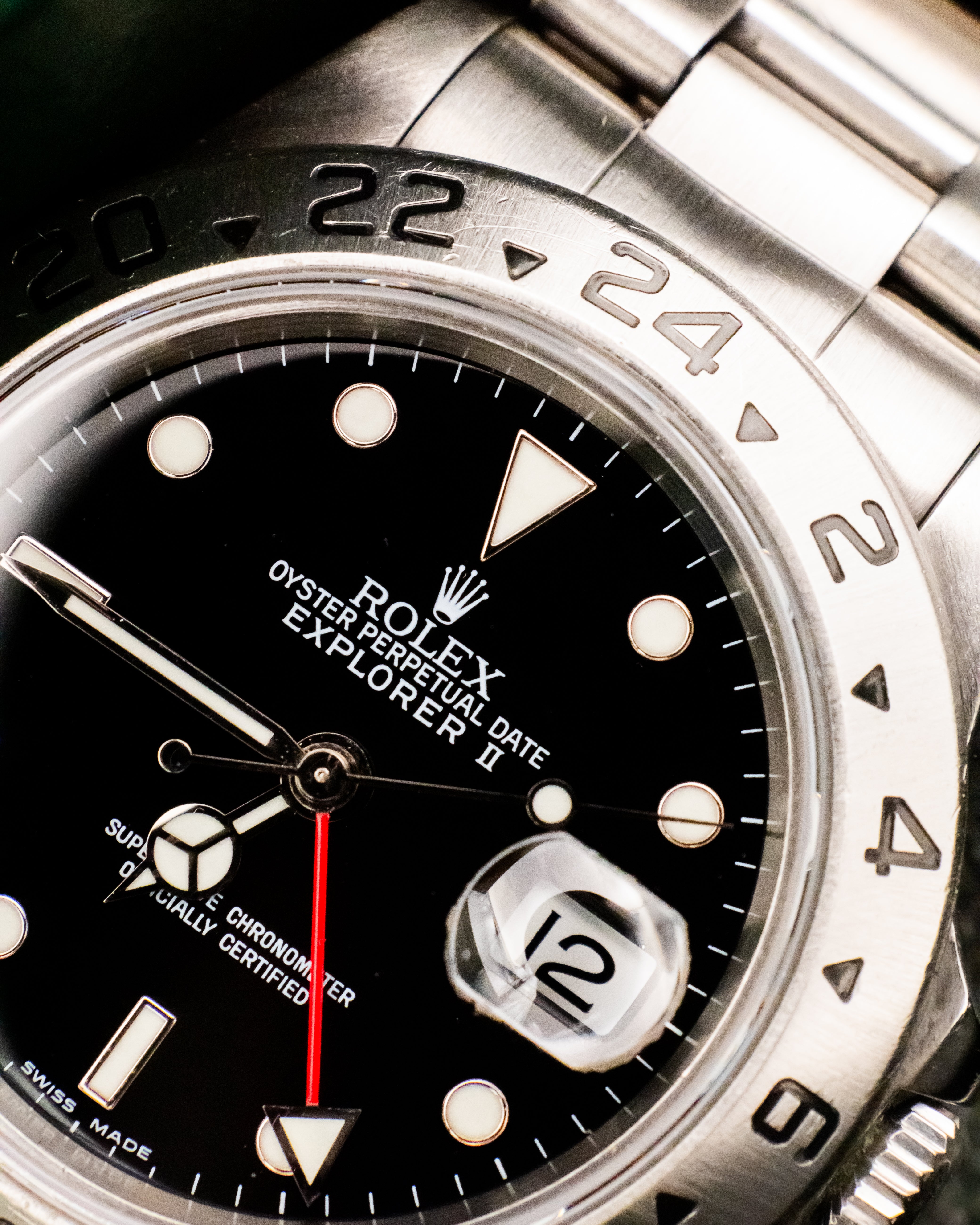 Rolex 16570 Explorer II - Black Dial