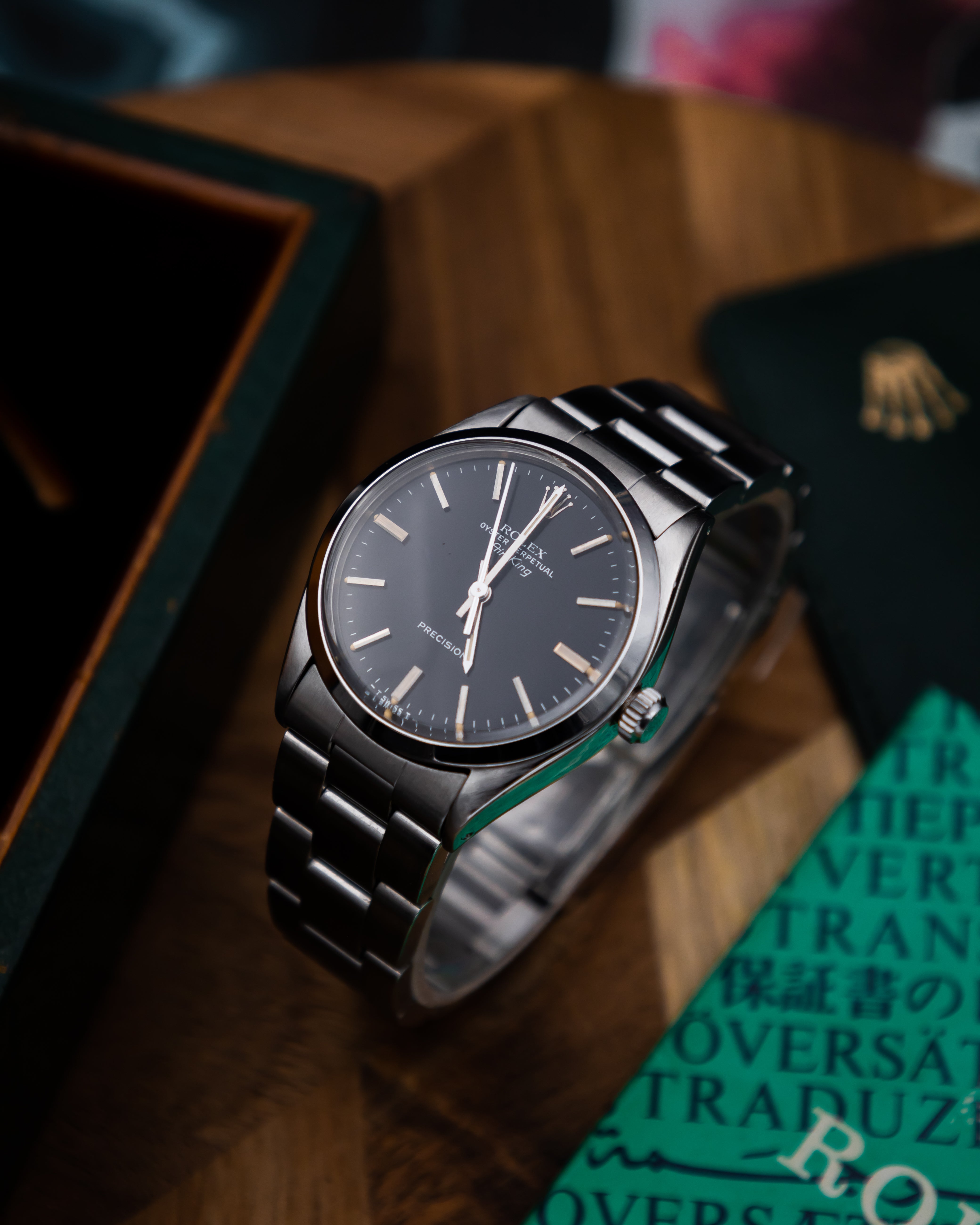 Rolex 5500 Airking - black dial