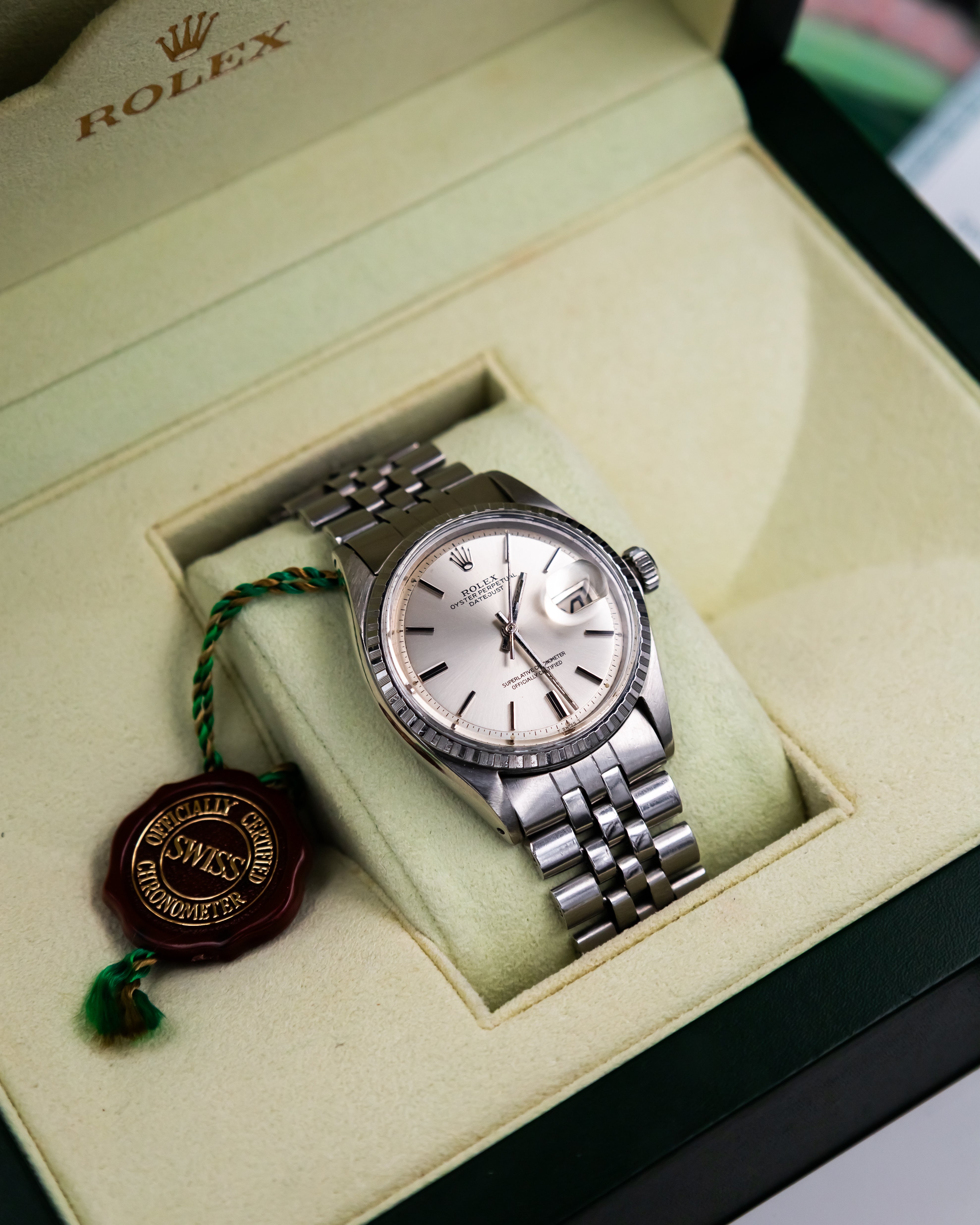 Rolex 1603 Perpetual Datejust - Silver dial