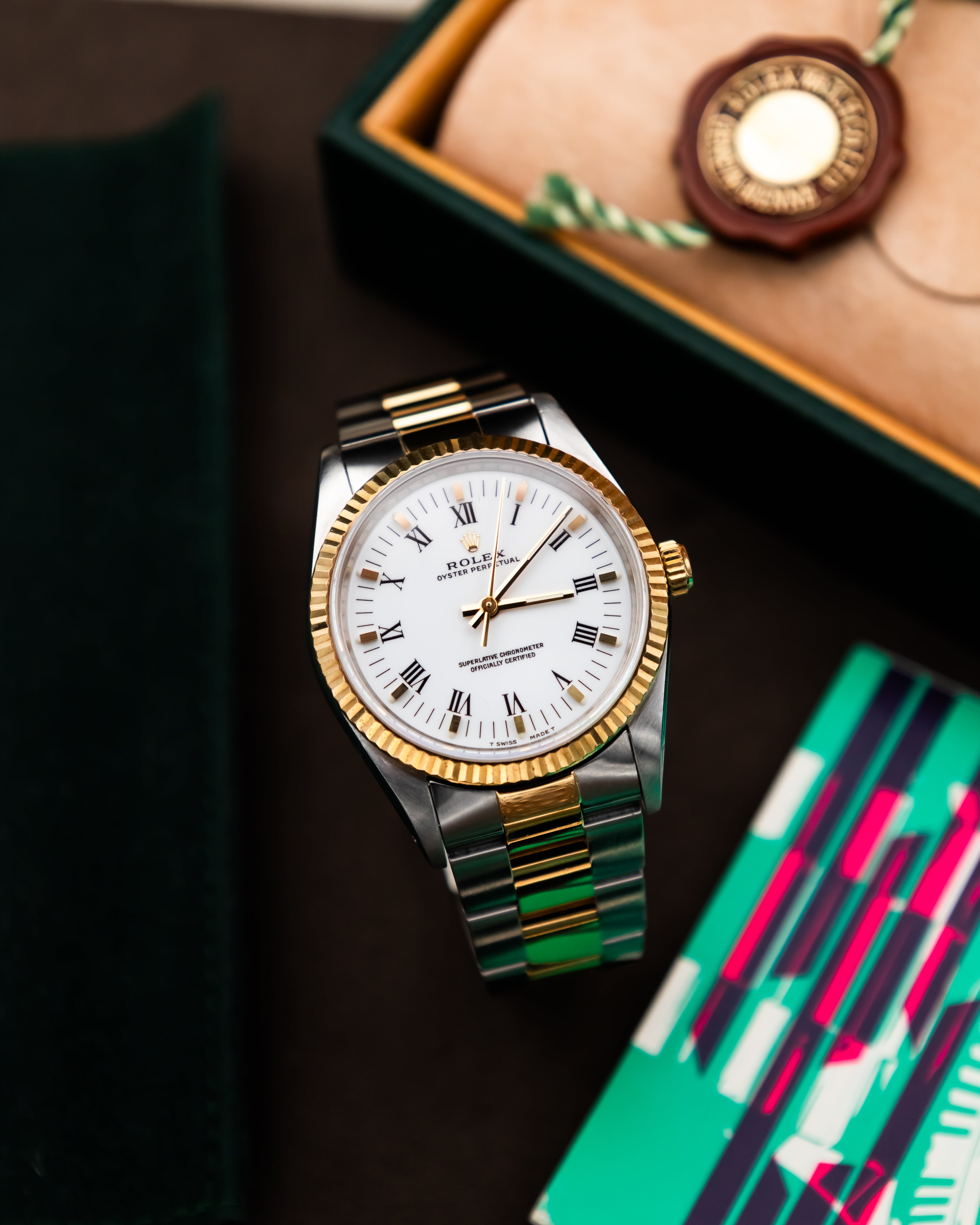 Rolex 14233 Oyster Perpetual - Roman Dial
