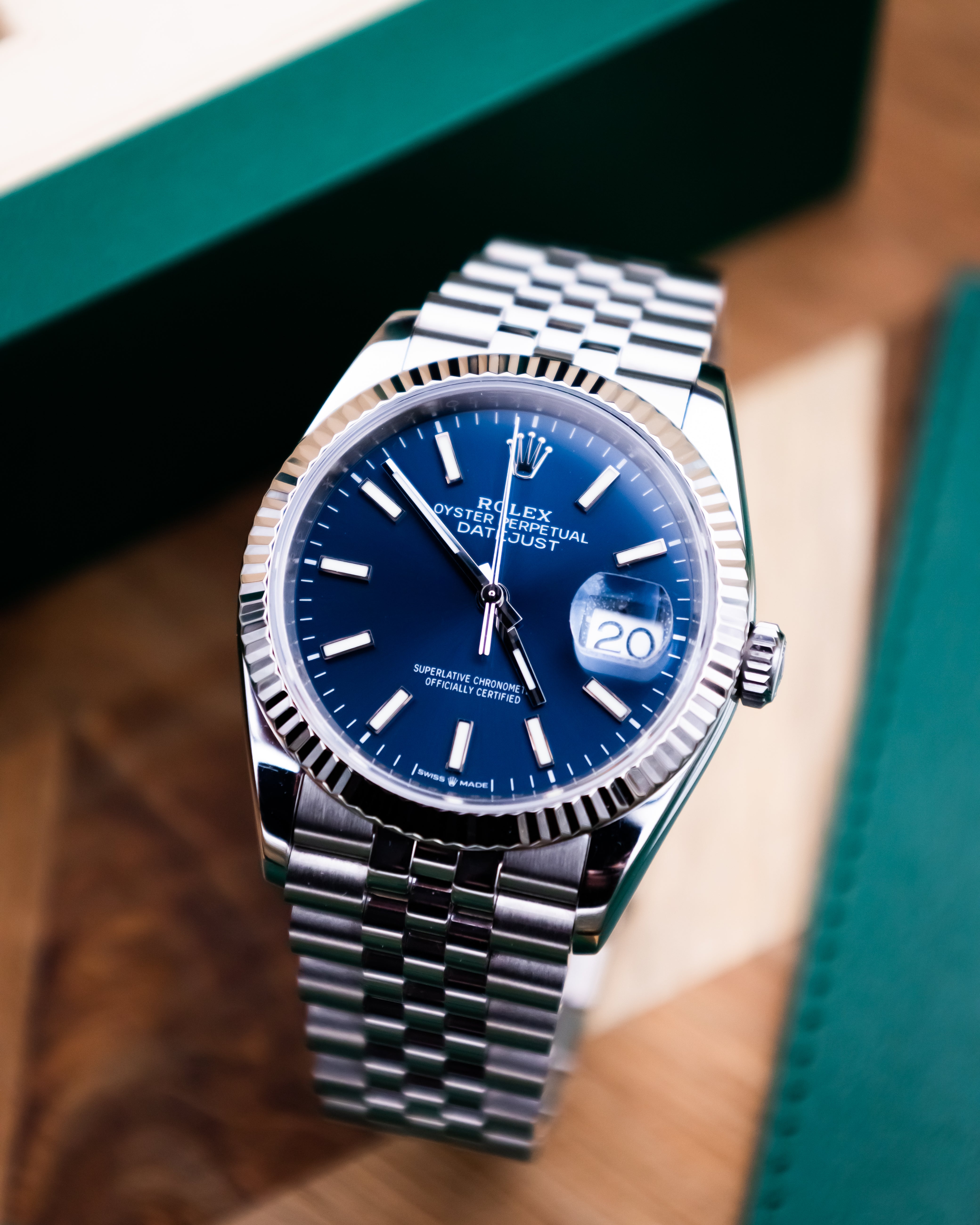 Rolex 126234 Perpetual Datejust - blue dial