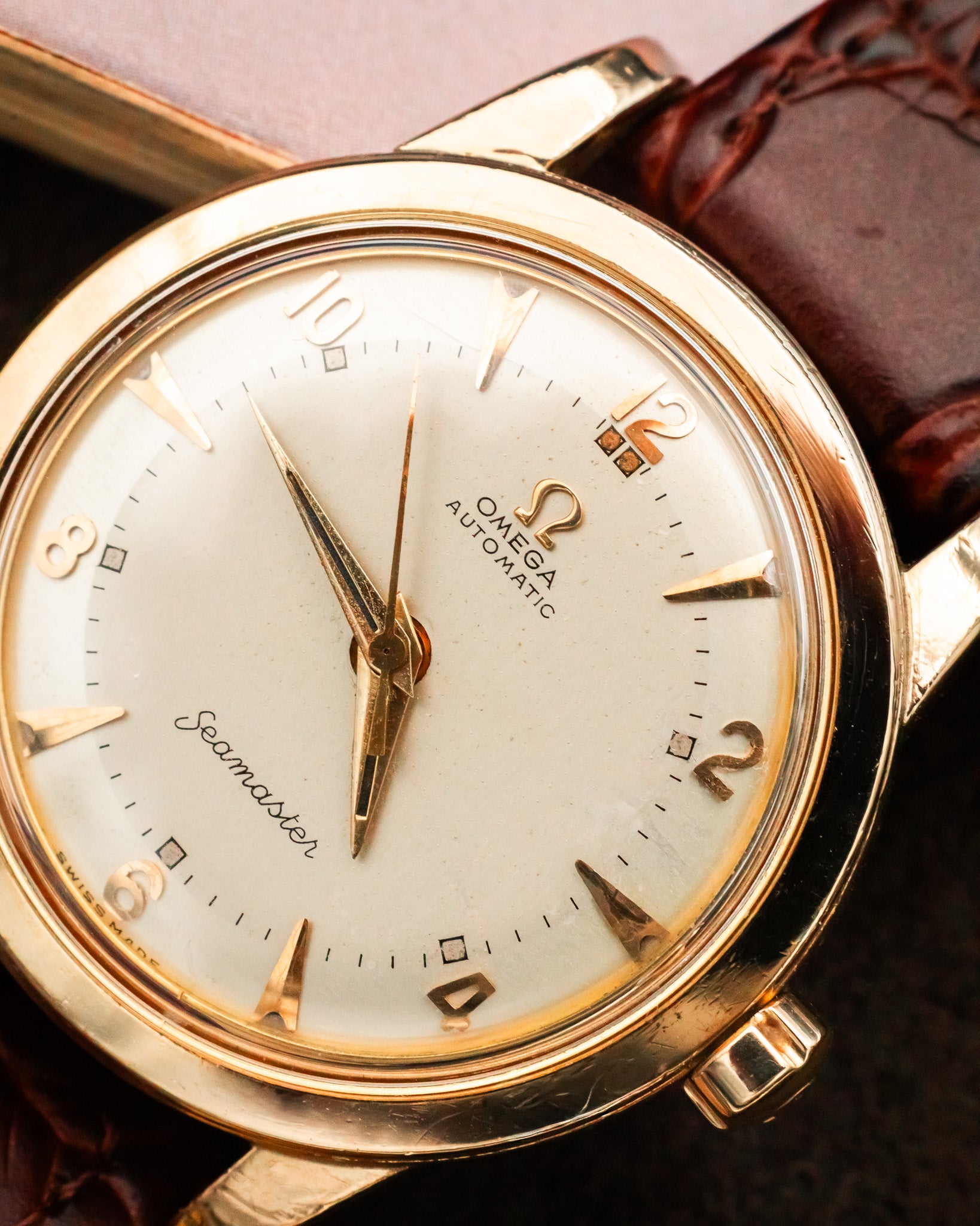 Omega 2577-11 SC Seamaster Bumper - two-tone champagne dial