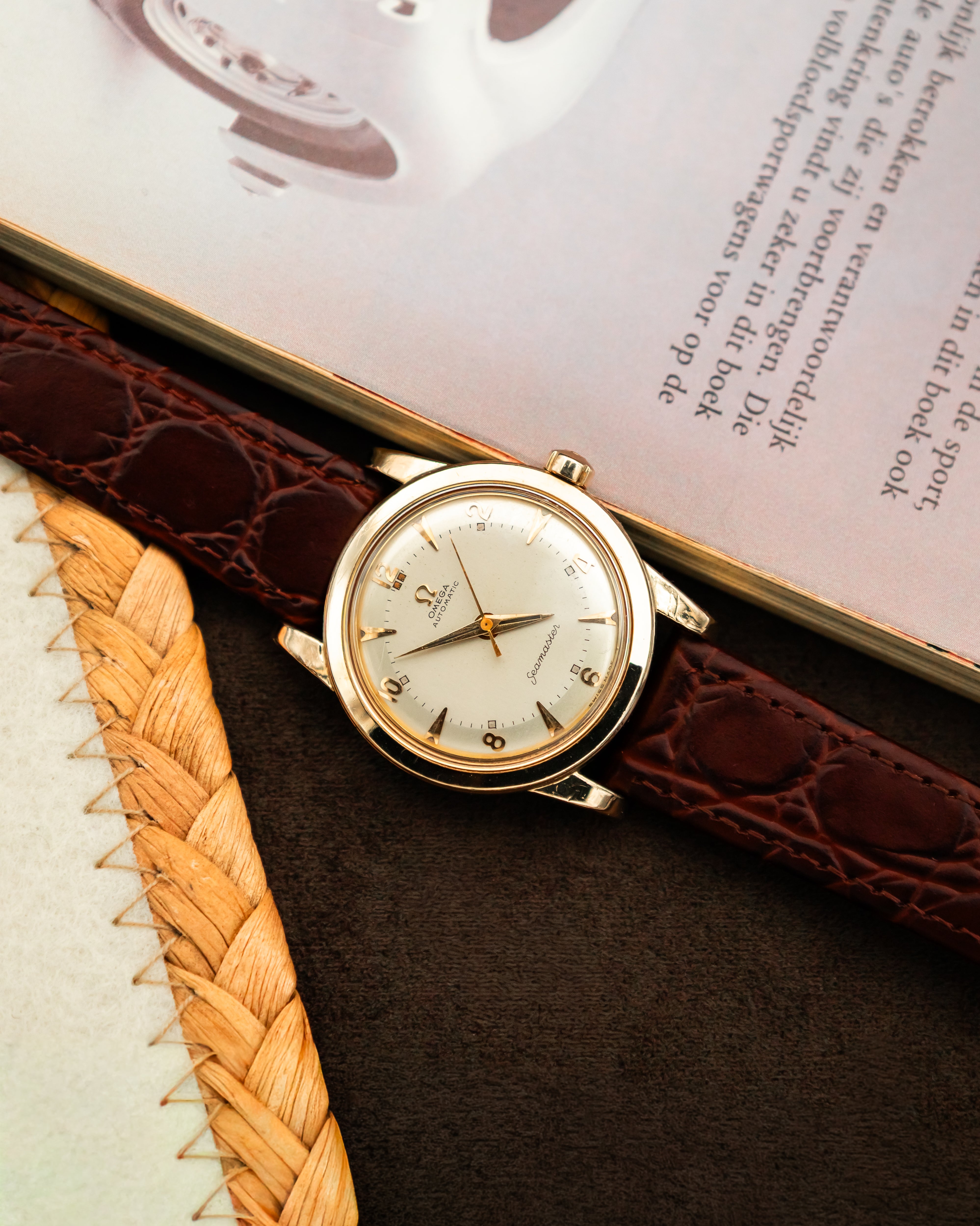 Omega 2577-11 SC Seamaster Bumper - two-tone champagne dial
