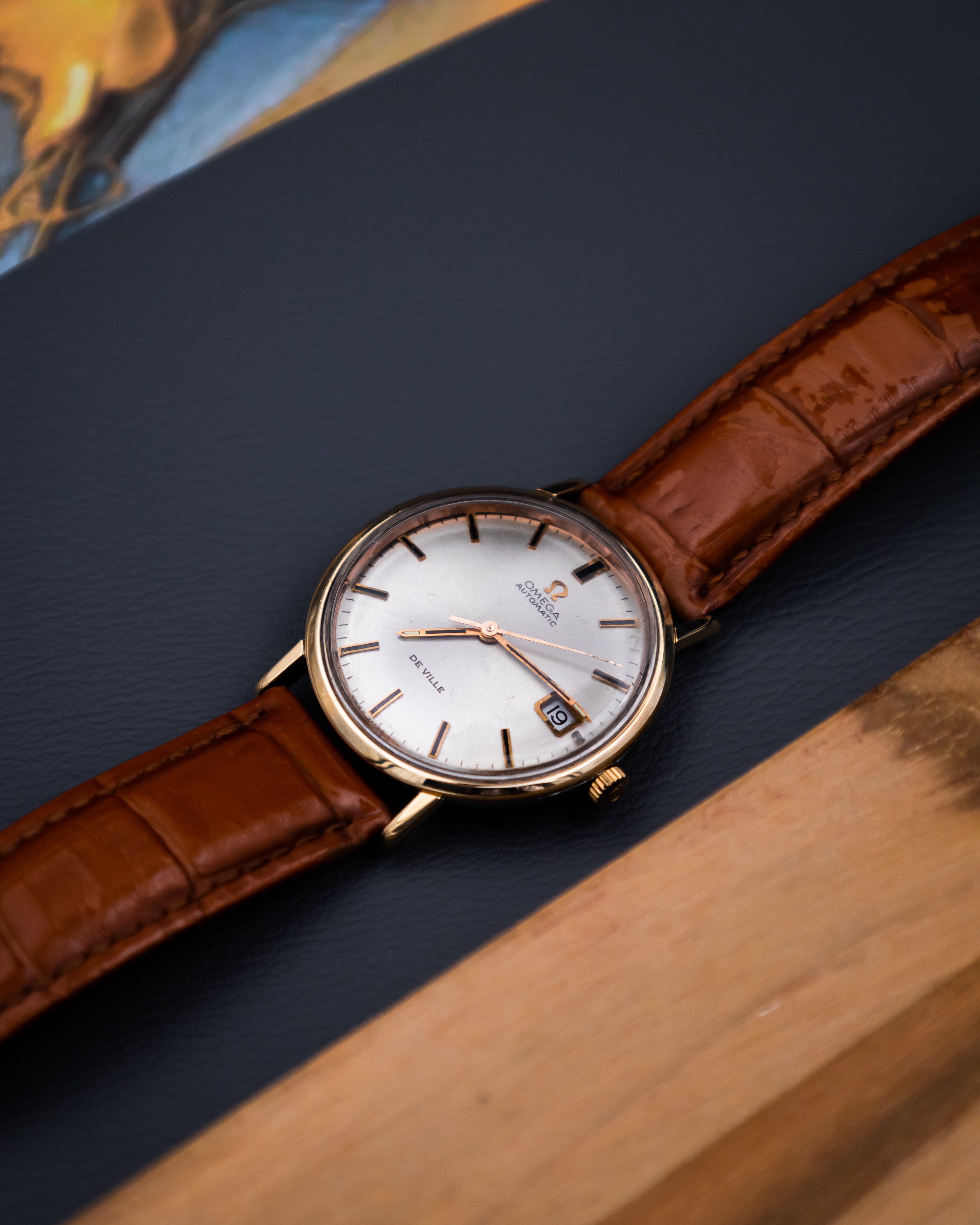 Omega 14765 - 2SC Seamaster De Ville - champagne dial