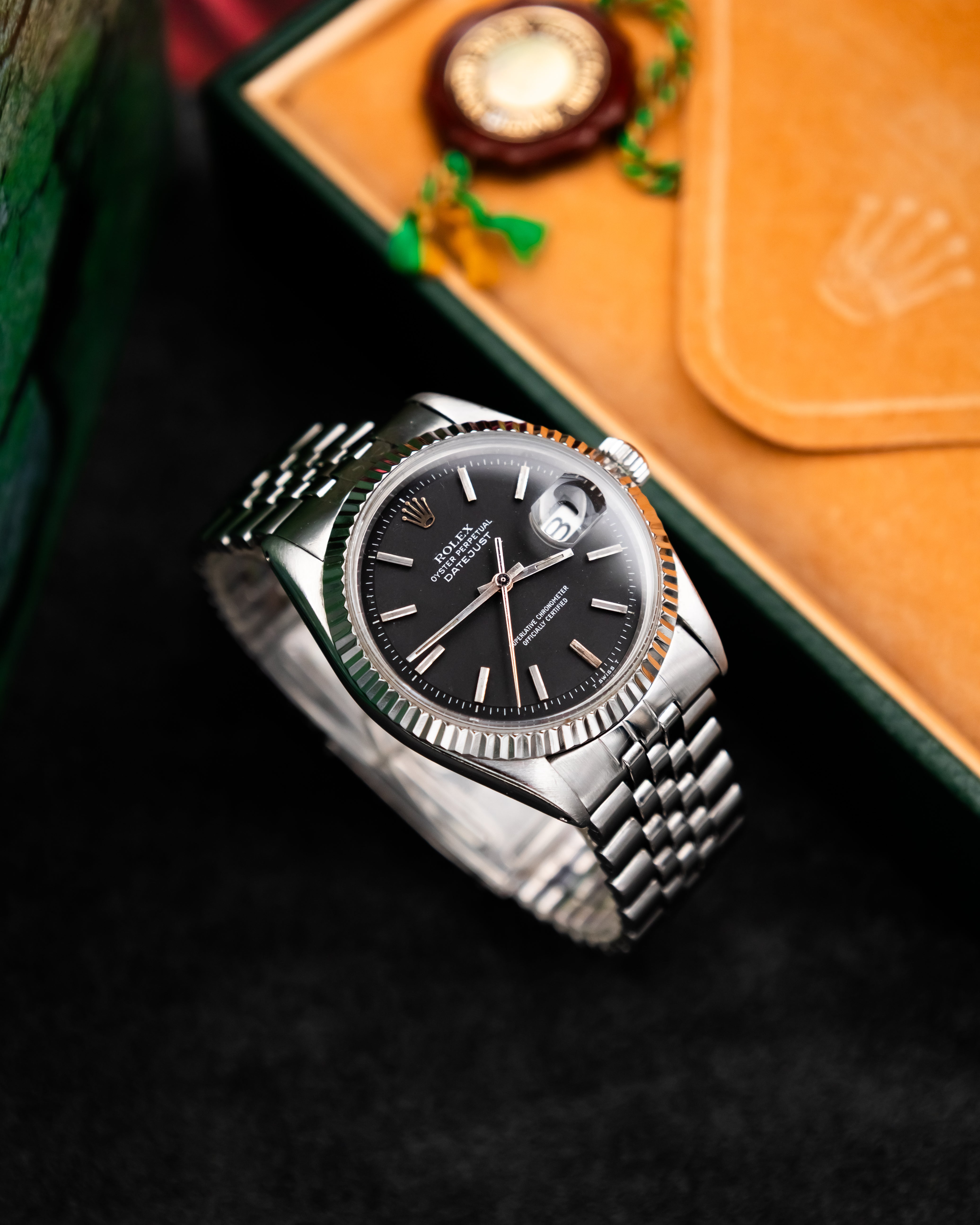 Rolex 1603 Perpetual Datejust - black dial