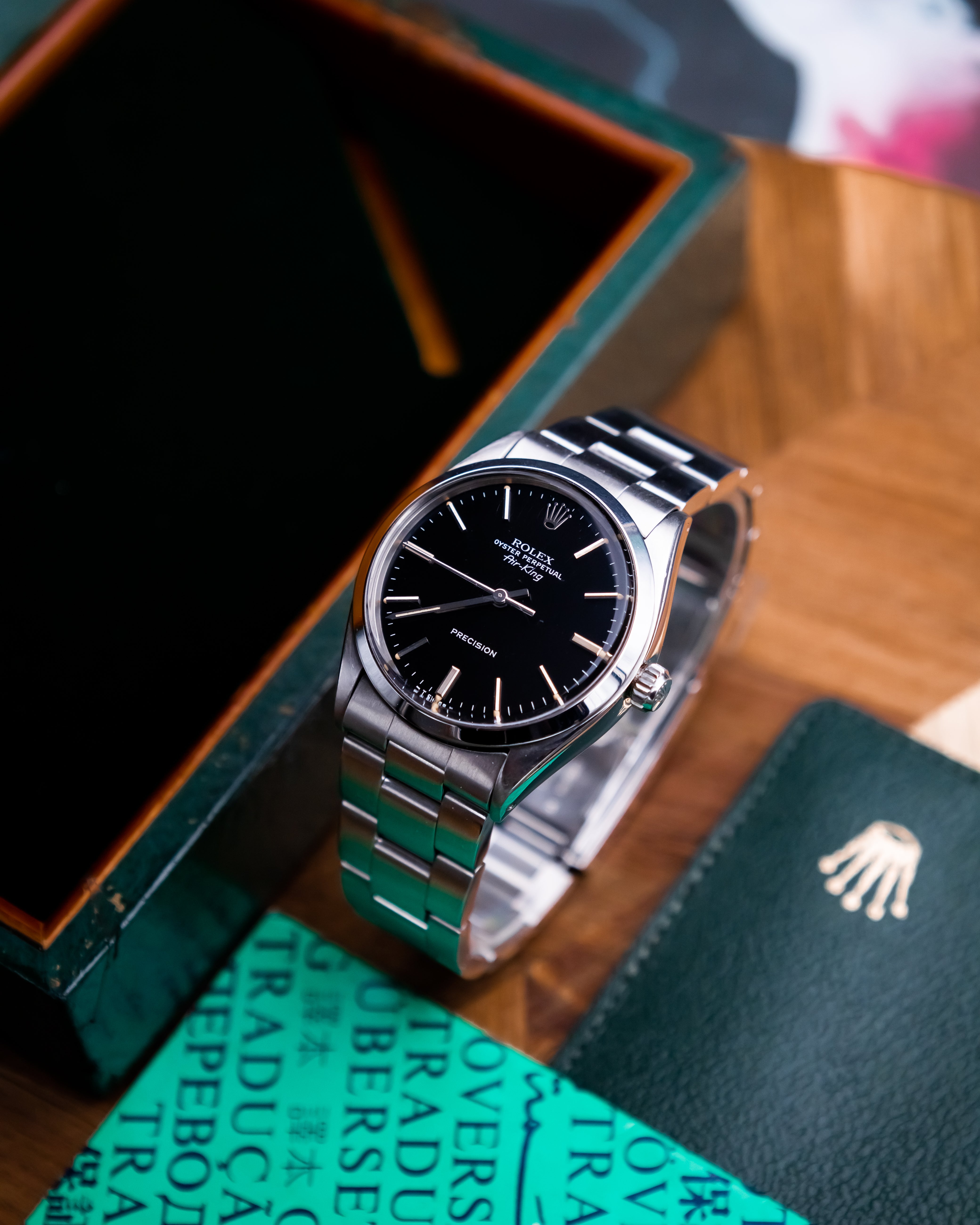 Rolex 5500 Airking - black dial