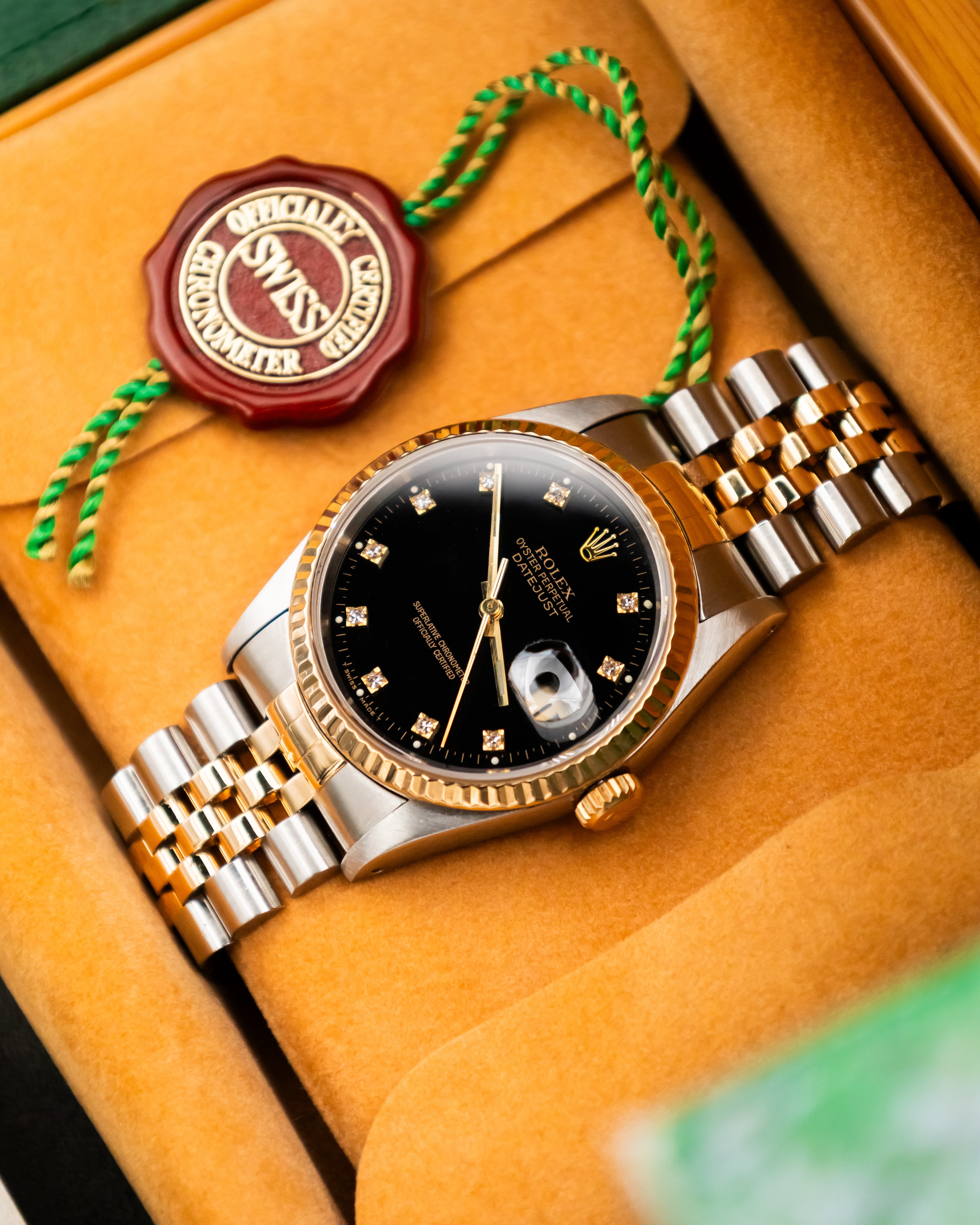 Rolex 16233 Perpetual Datejust - Factory Diamond Set Dial