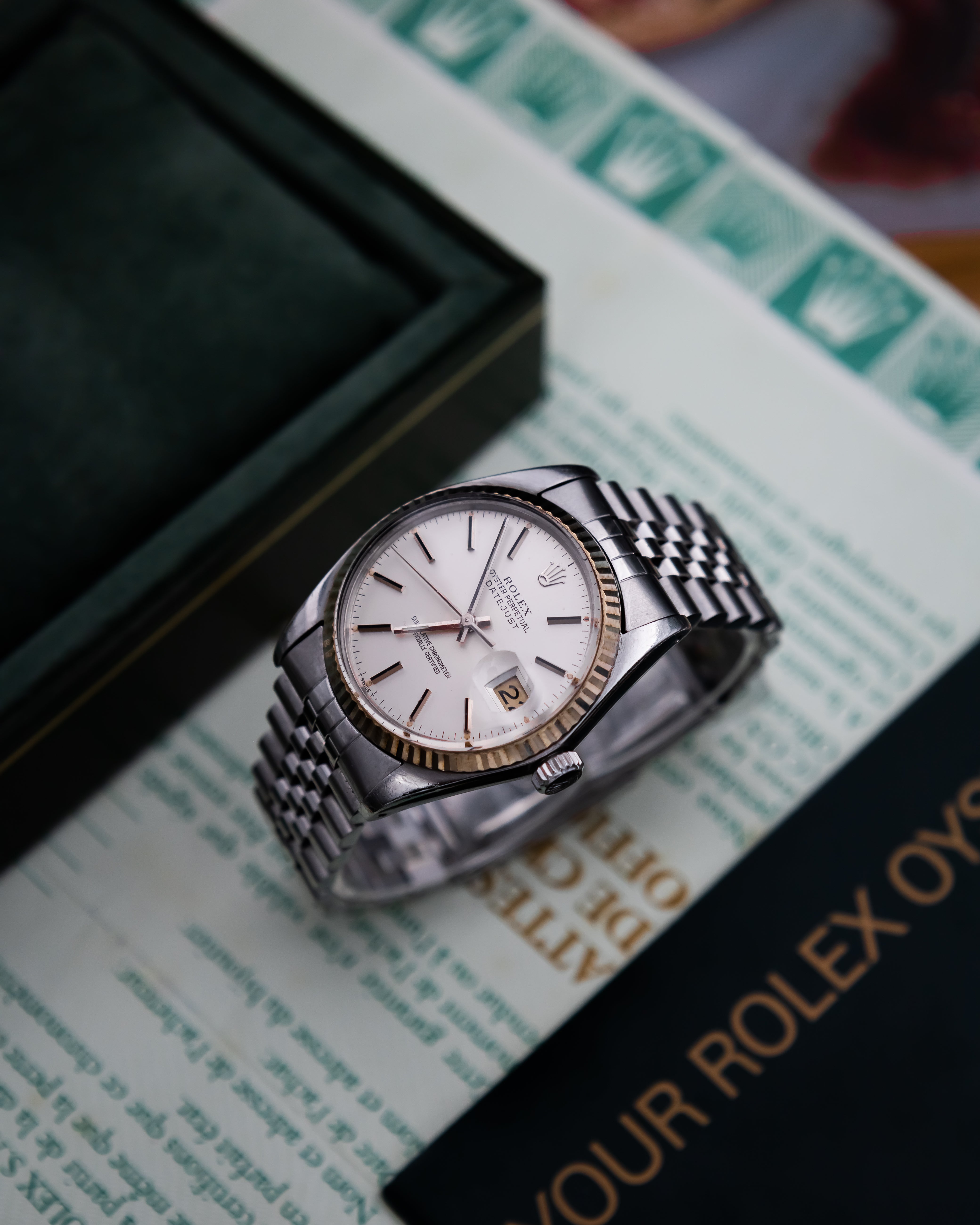 Rolex 16014 Perpetual Datejust - grey dial
