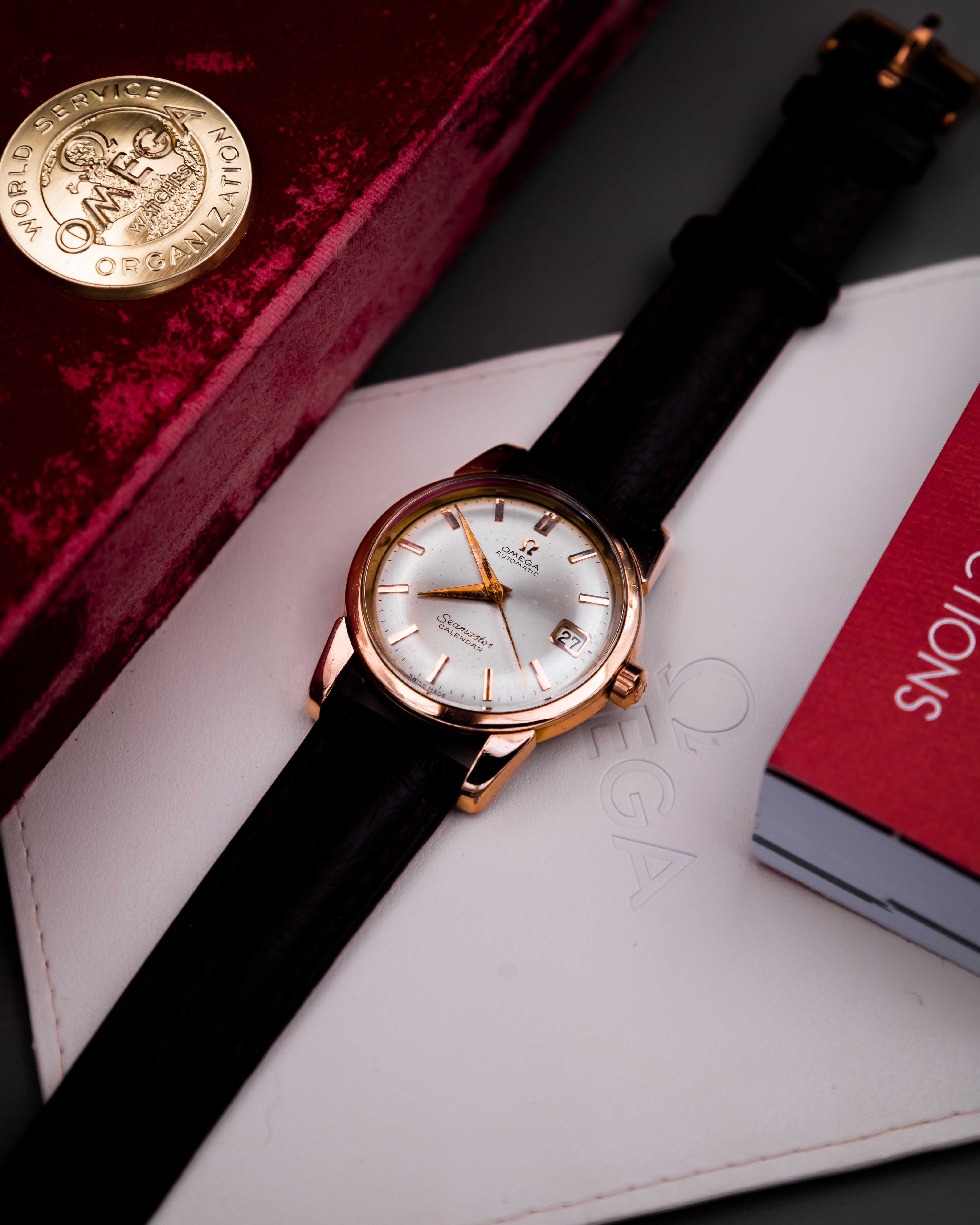 Omega 2849 - 8SC Seamaster Calender - champagne dial