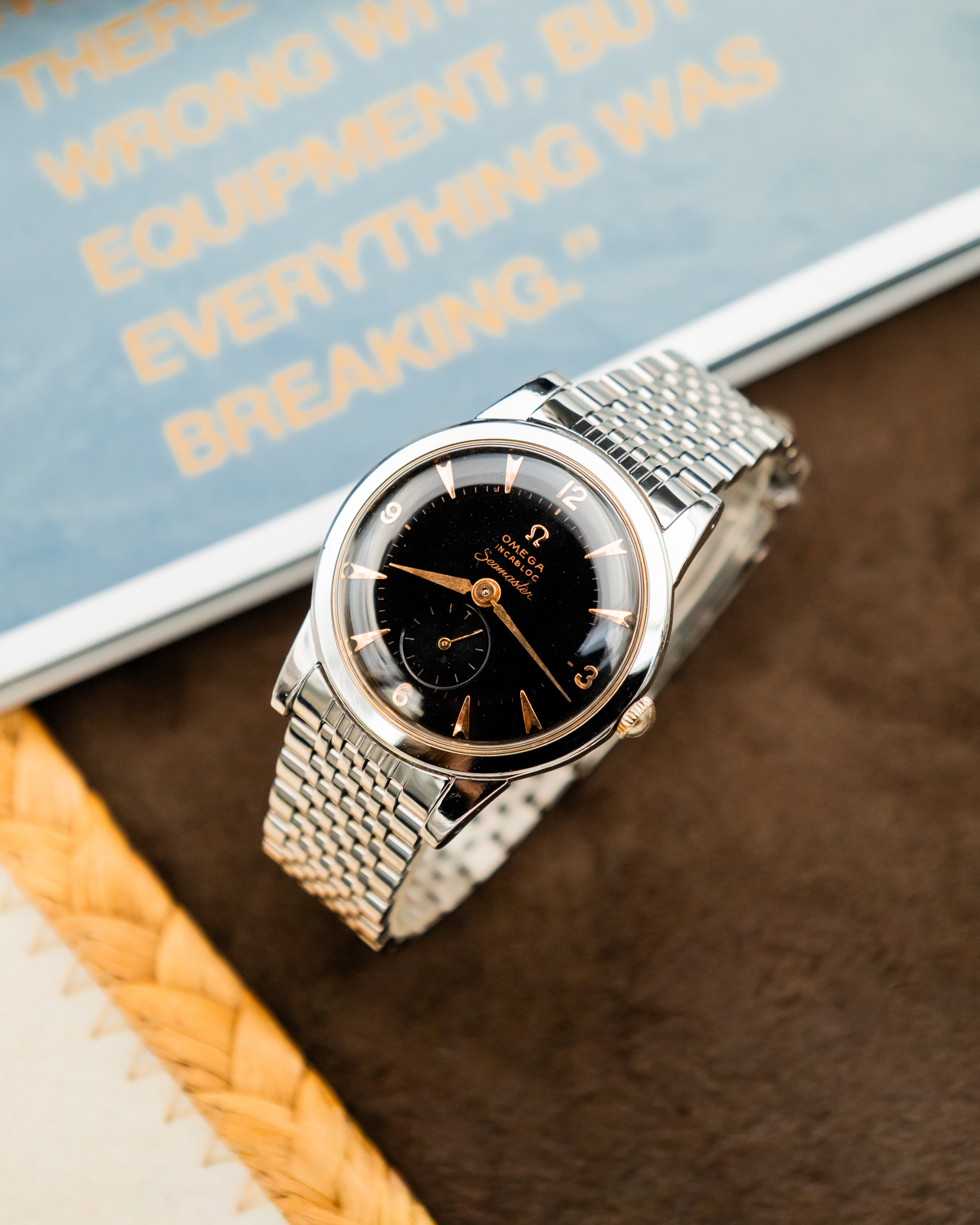 Omega 2657-1 Seamaster Bumper - Black Dial