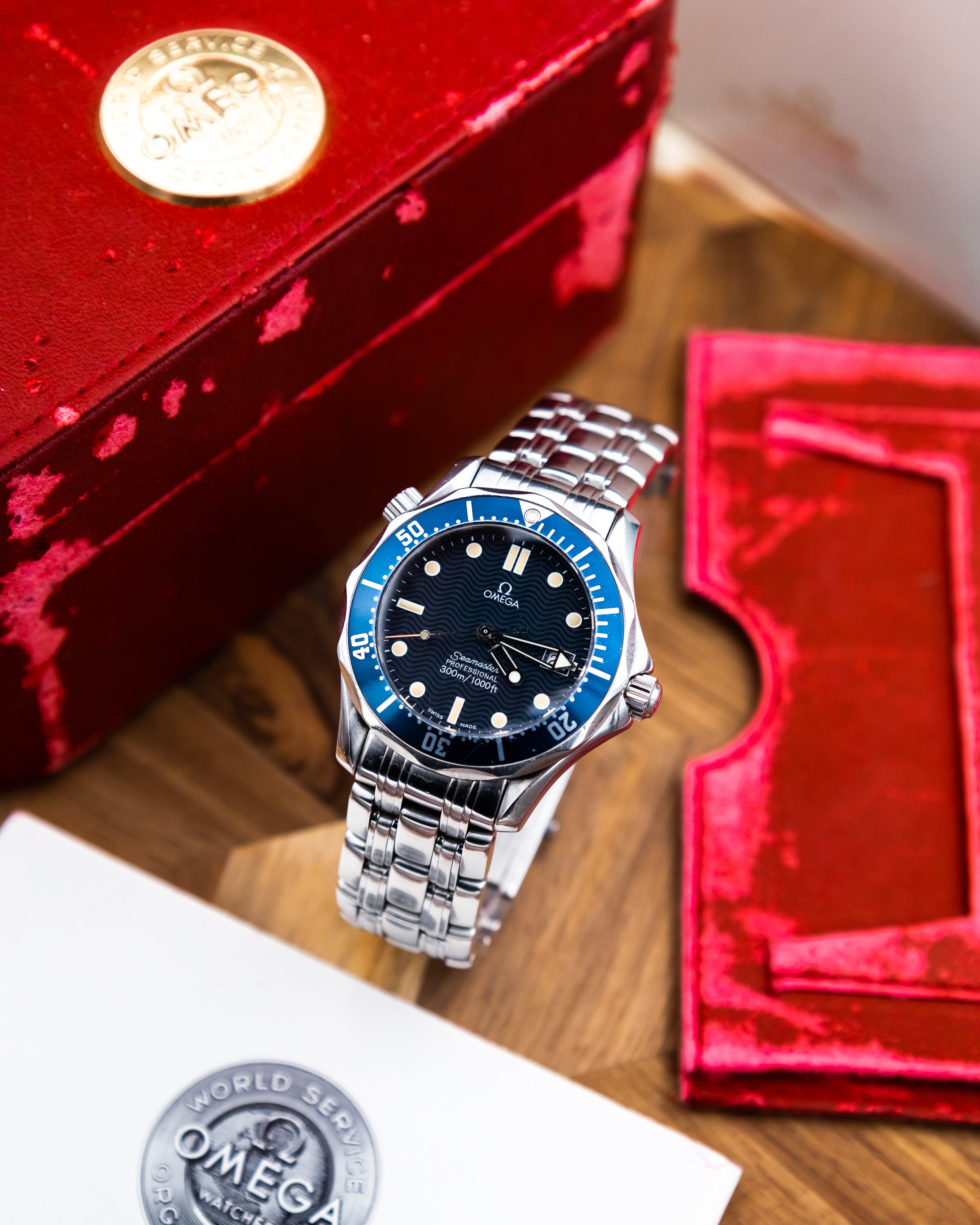 Omega 2561.80 Seamaster 300M - blue dial
