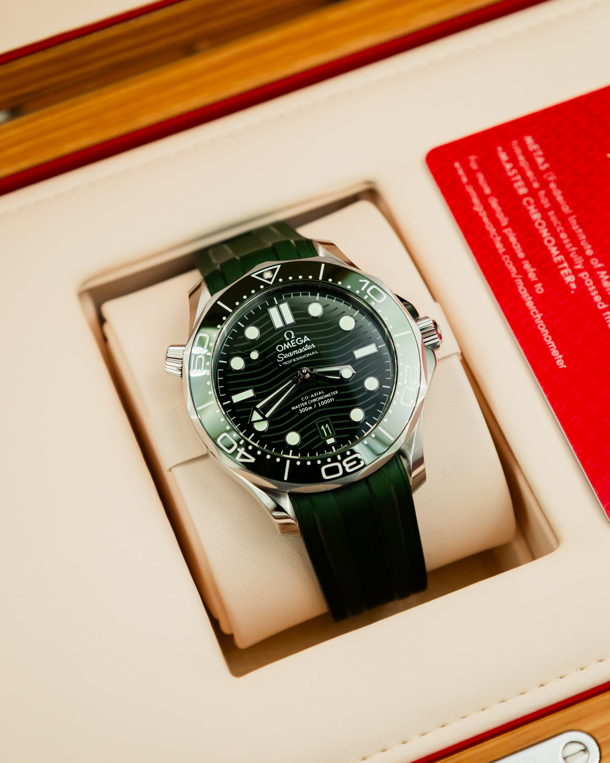 Omega Seamaster Diver 300M Co-Axial - Green Dial
