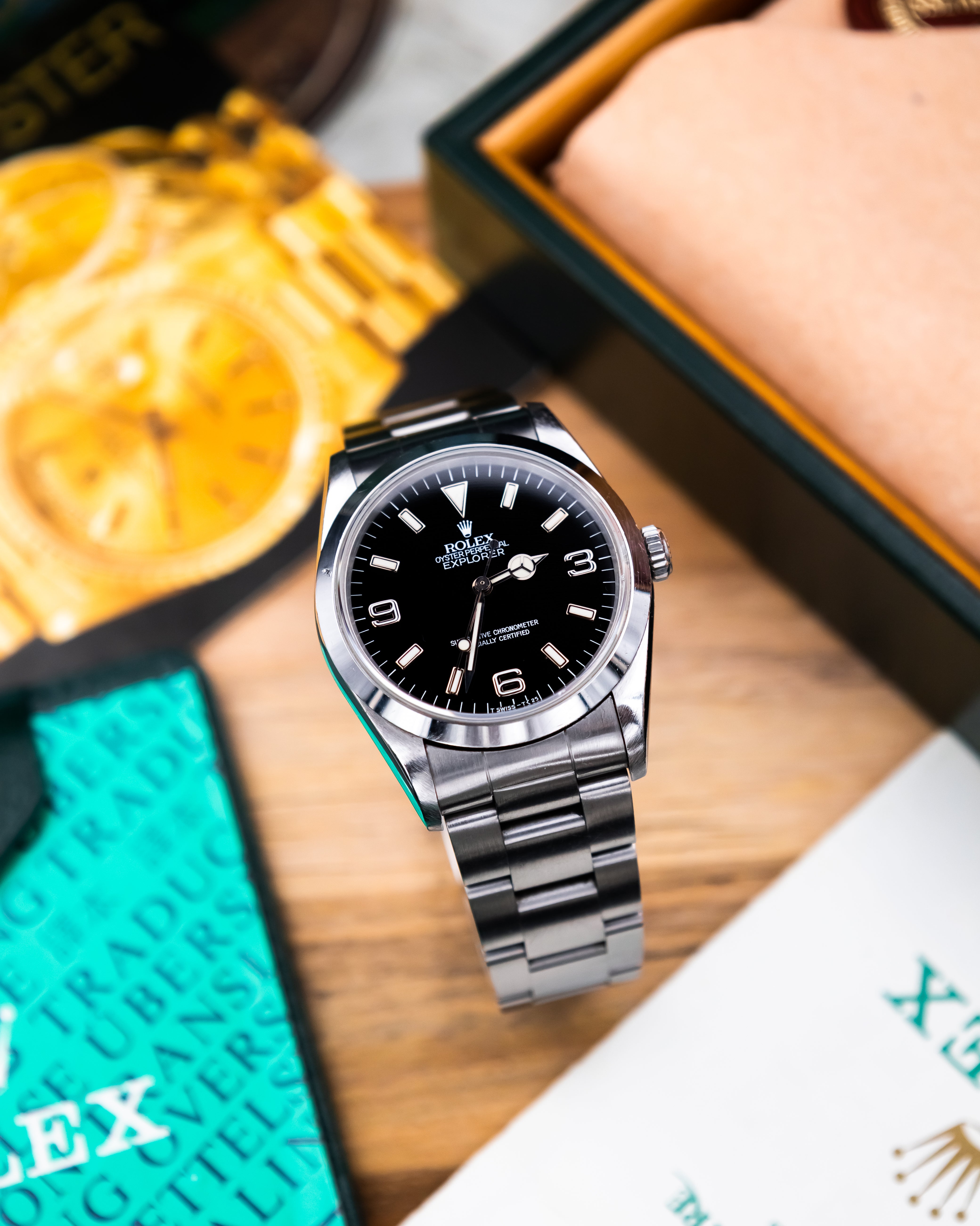 Rolex 14270 Explorer - black dial