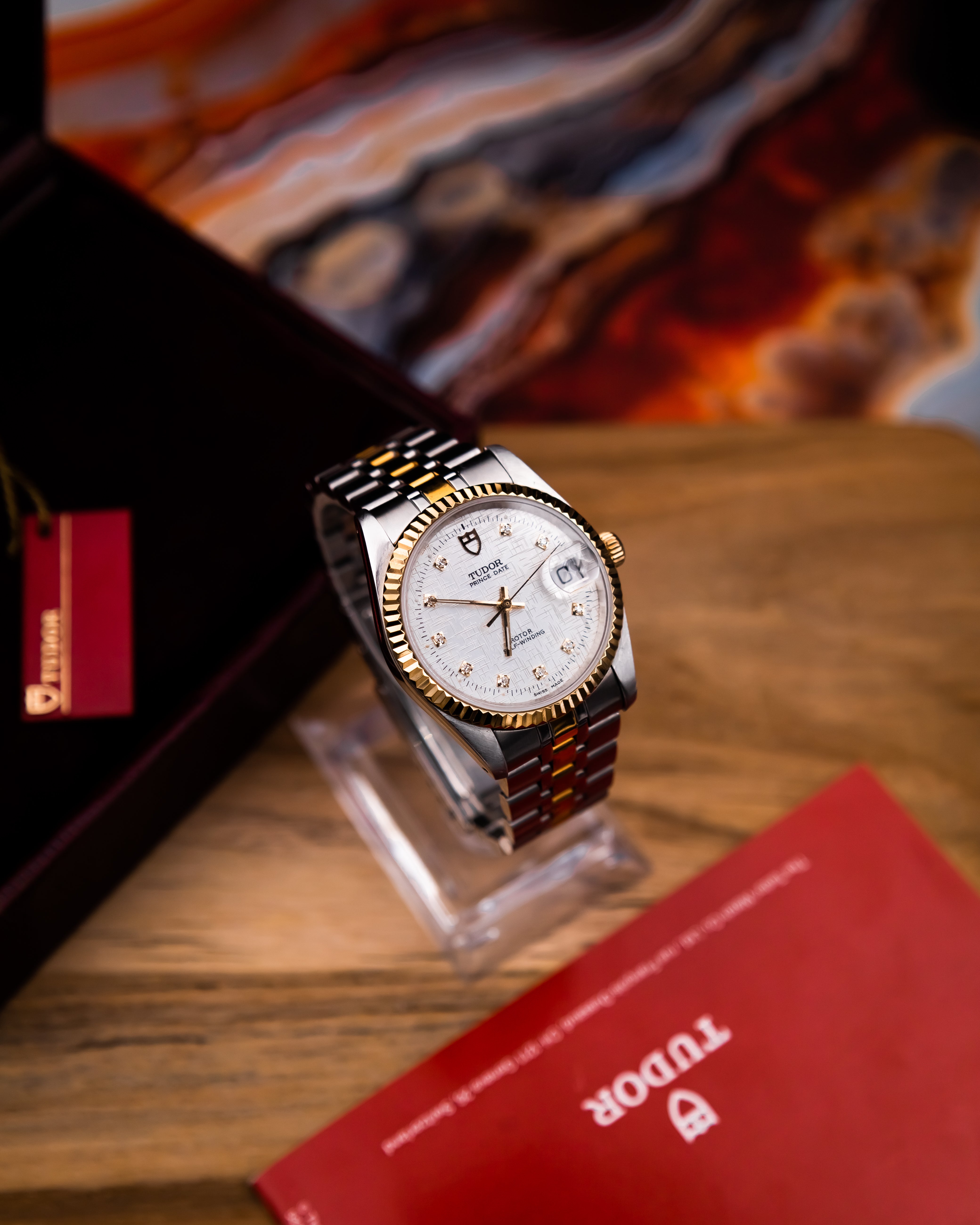 Tudor 74033 Prince Date - Daimond dial