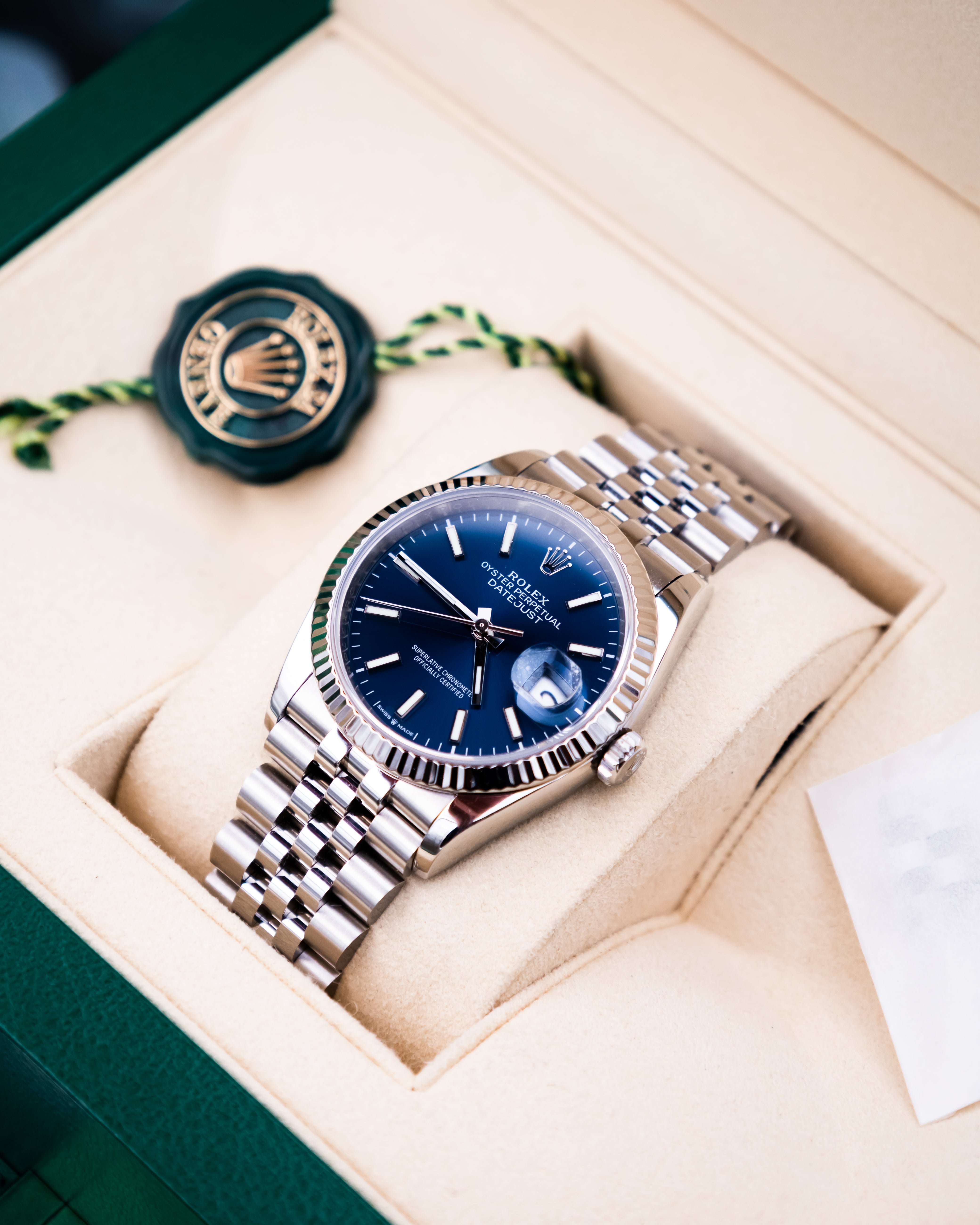 Rolex 126234 Perpetual Datejust - blue dial